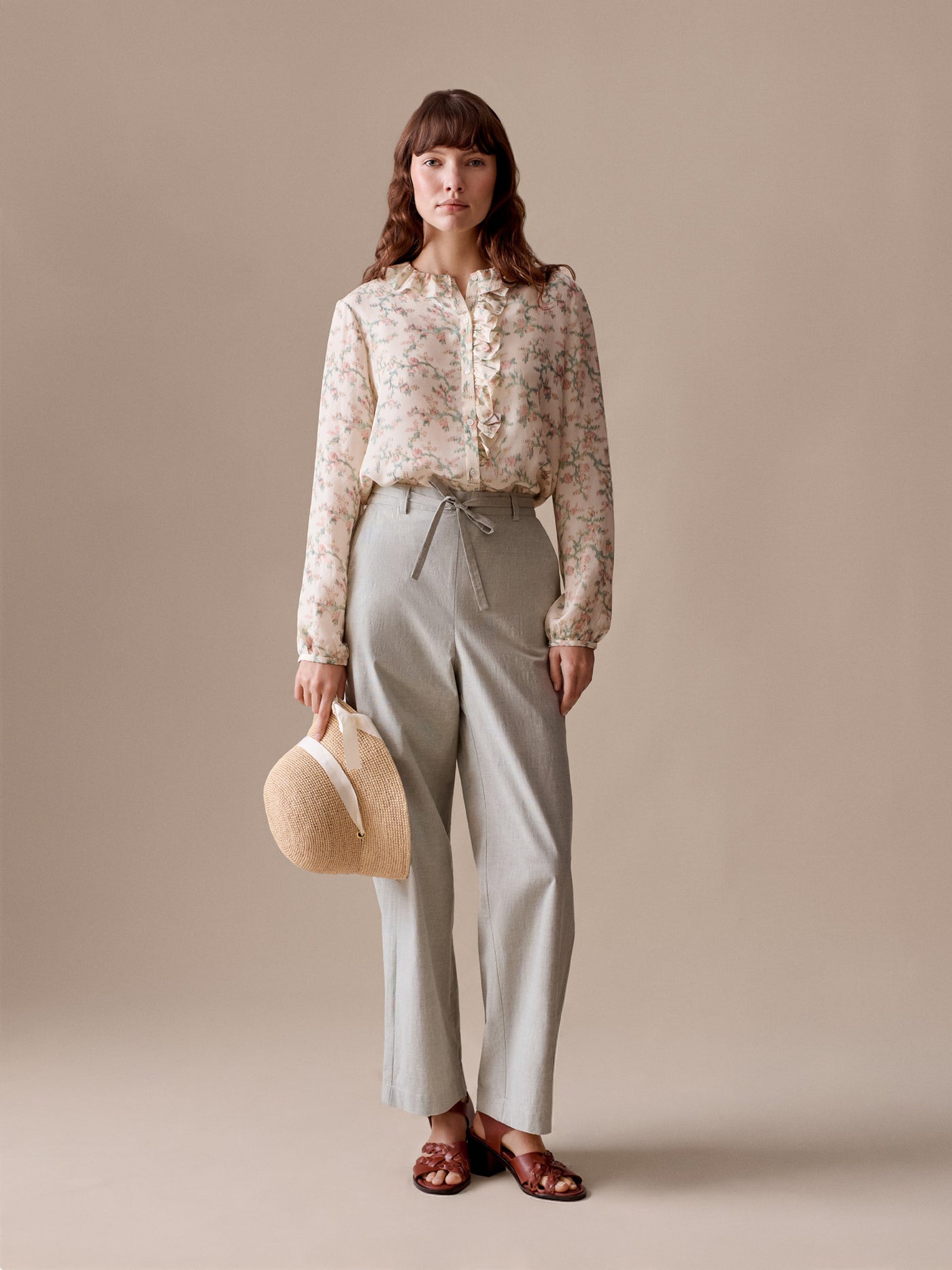Women's Summer Look 2026 - Silk Blouse
