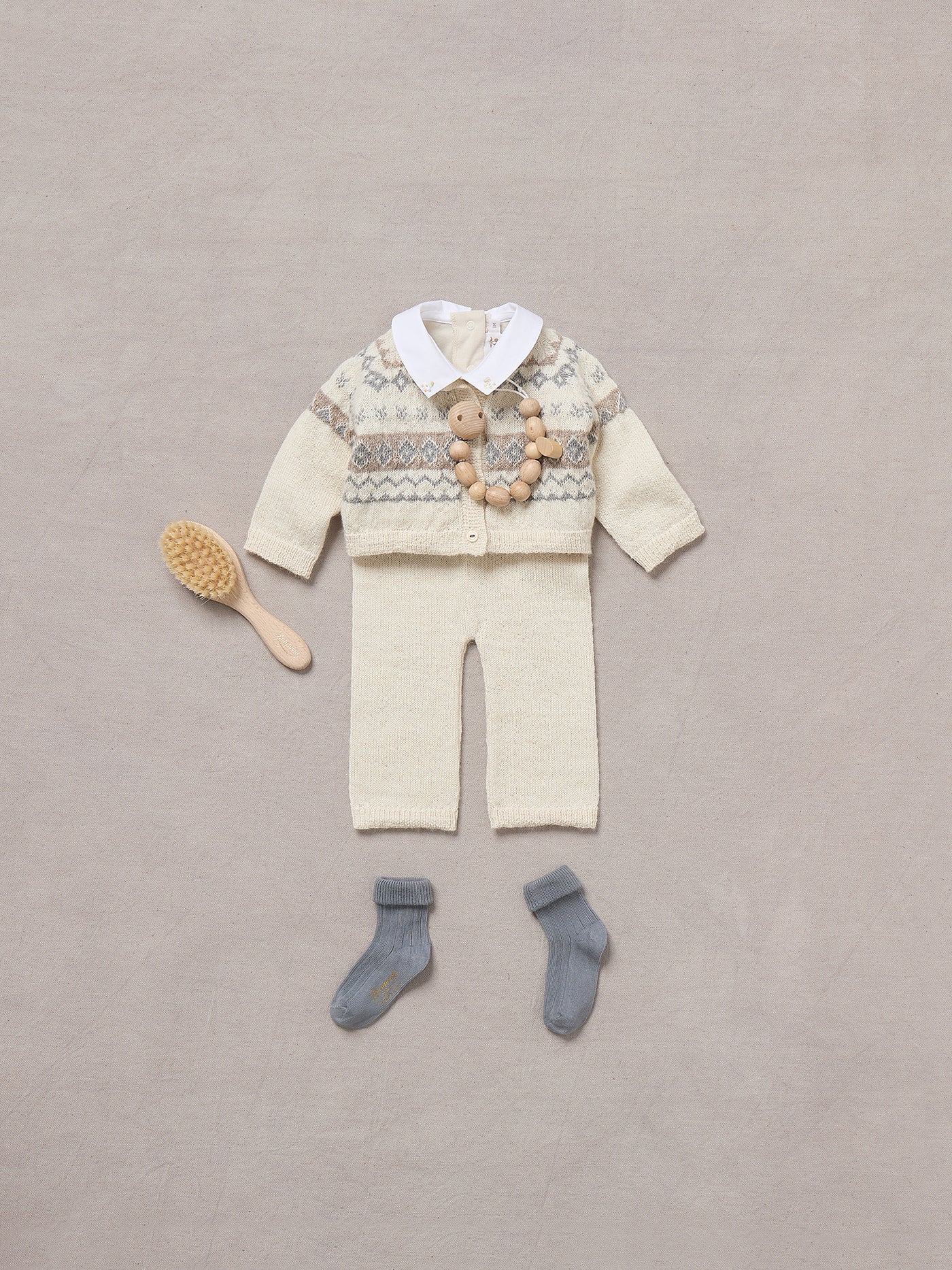 Winter 2024 Newborn's look - Jacquard pattern set