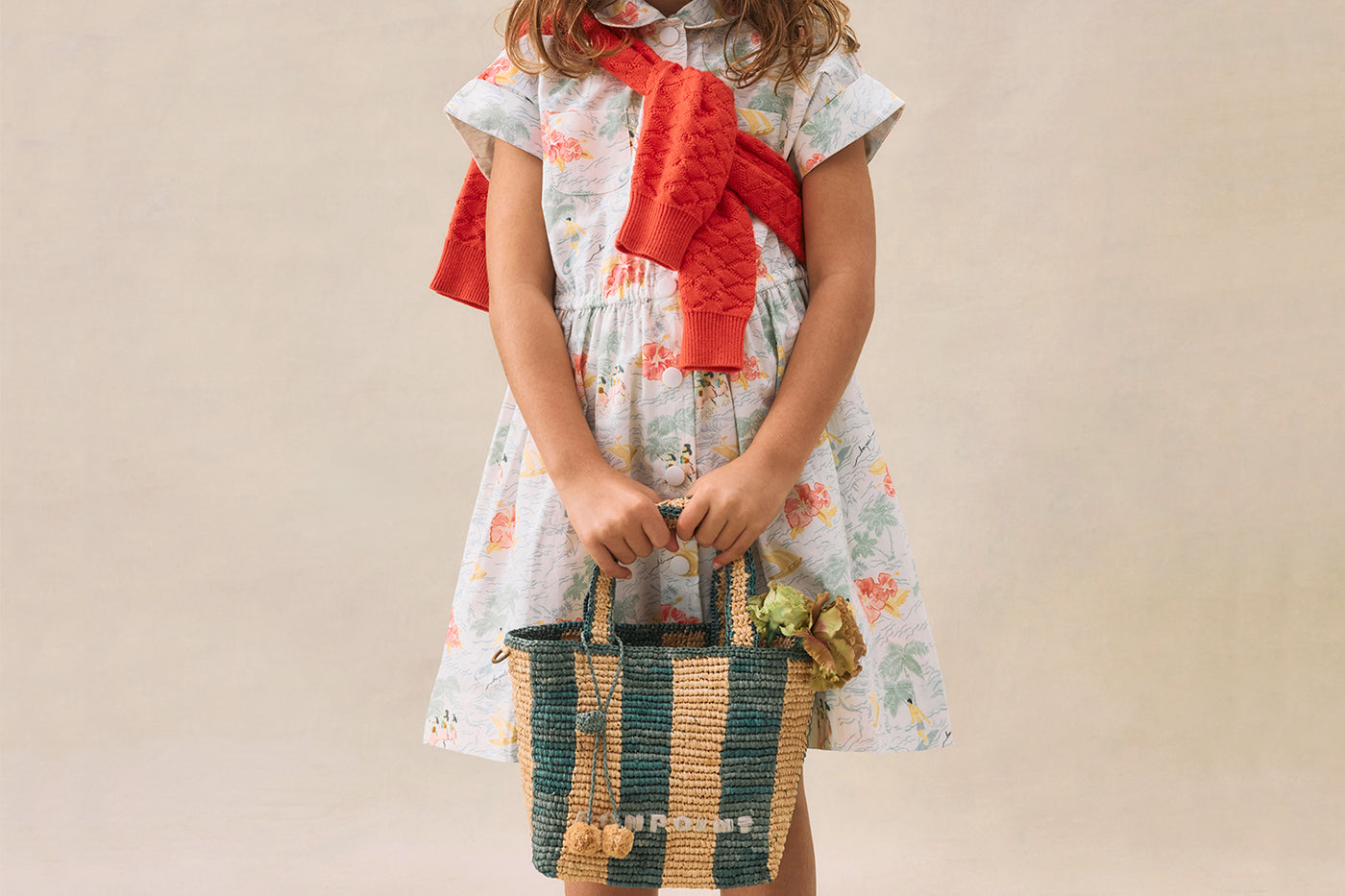 Cruise 2025 girl's look Printed Dress