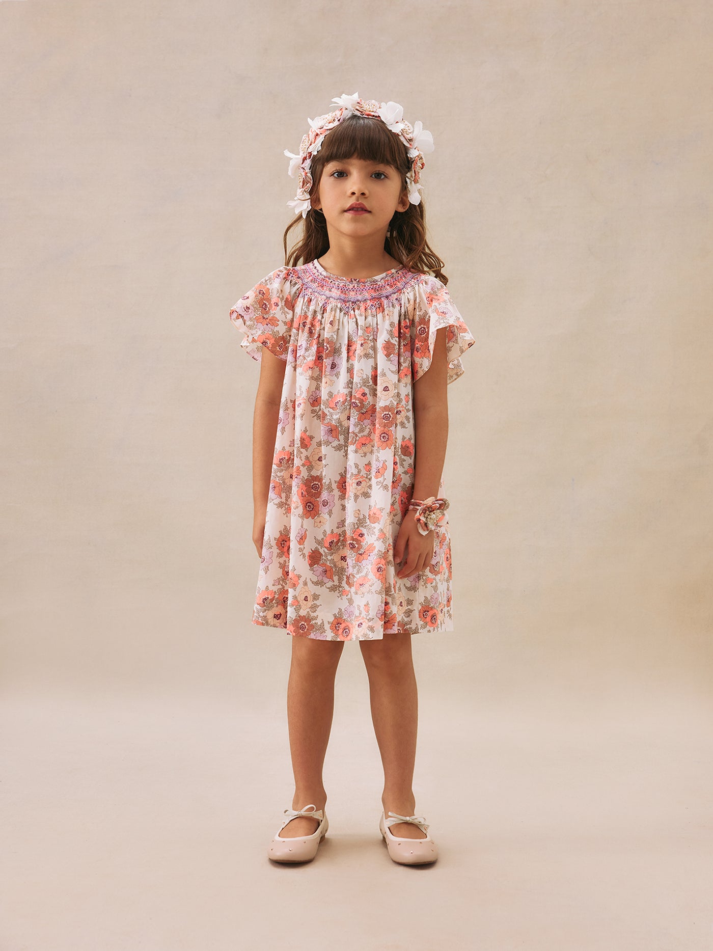 Girl's summer look 2025 Floral dress