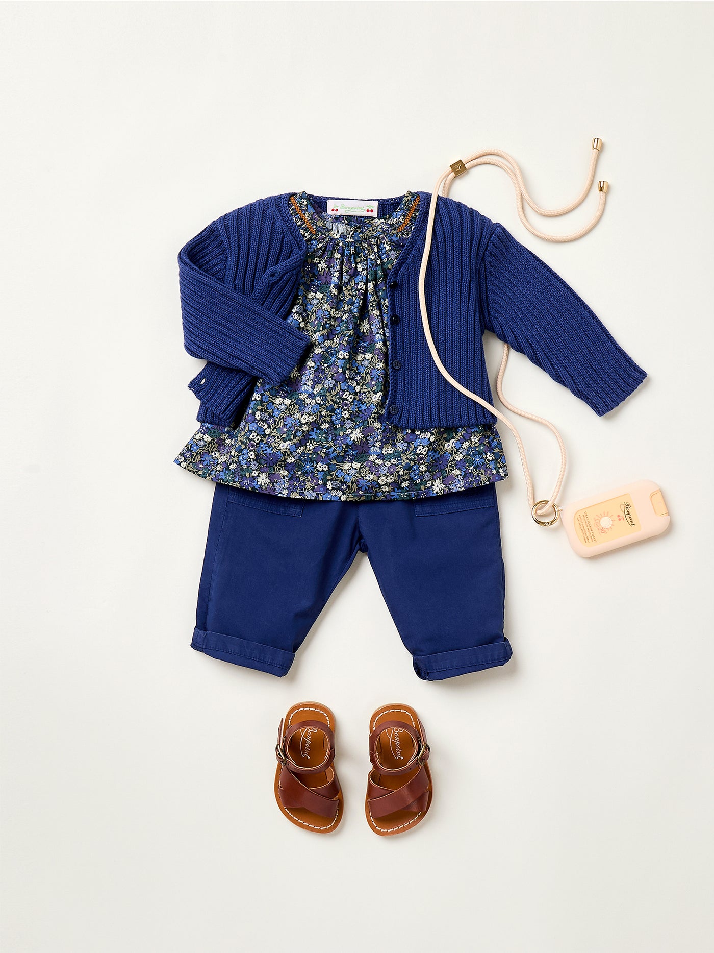 Look bébé fille Eté 2025 - All blue