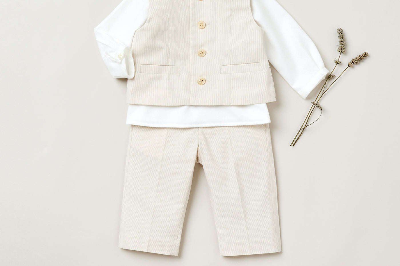 Summer 2025 Baby boy's look - Sleeveless vest