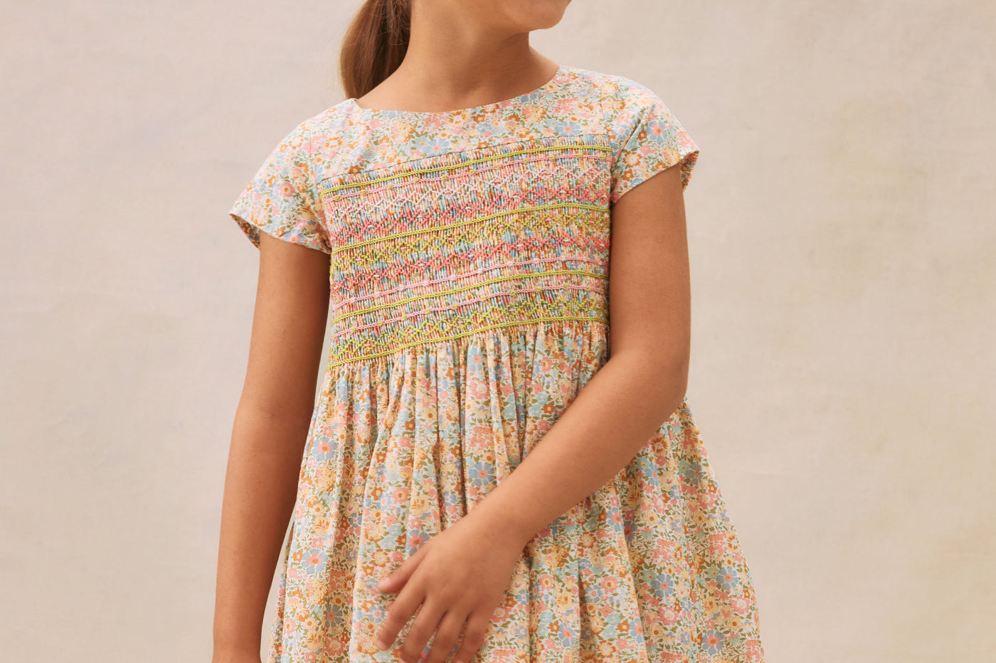 Girl's summer look 2025 Duchesse dress
