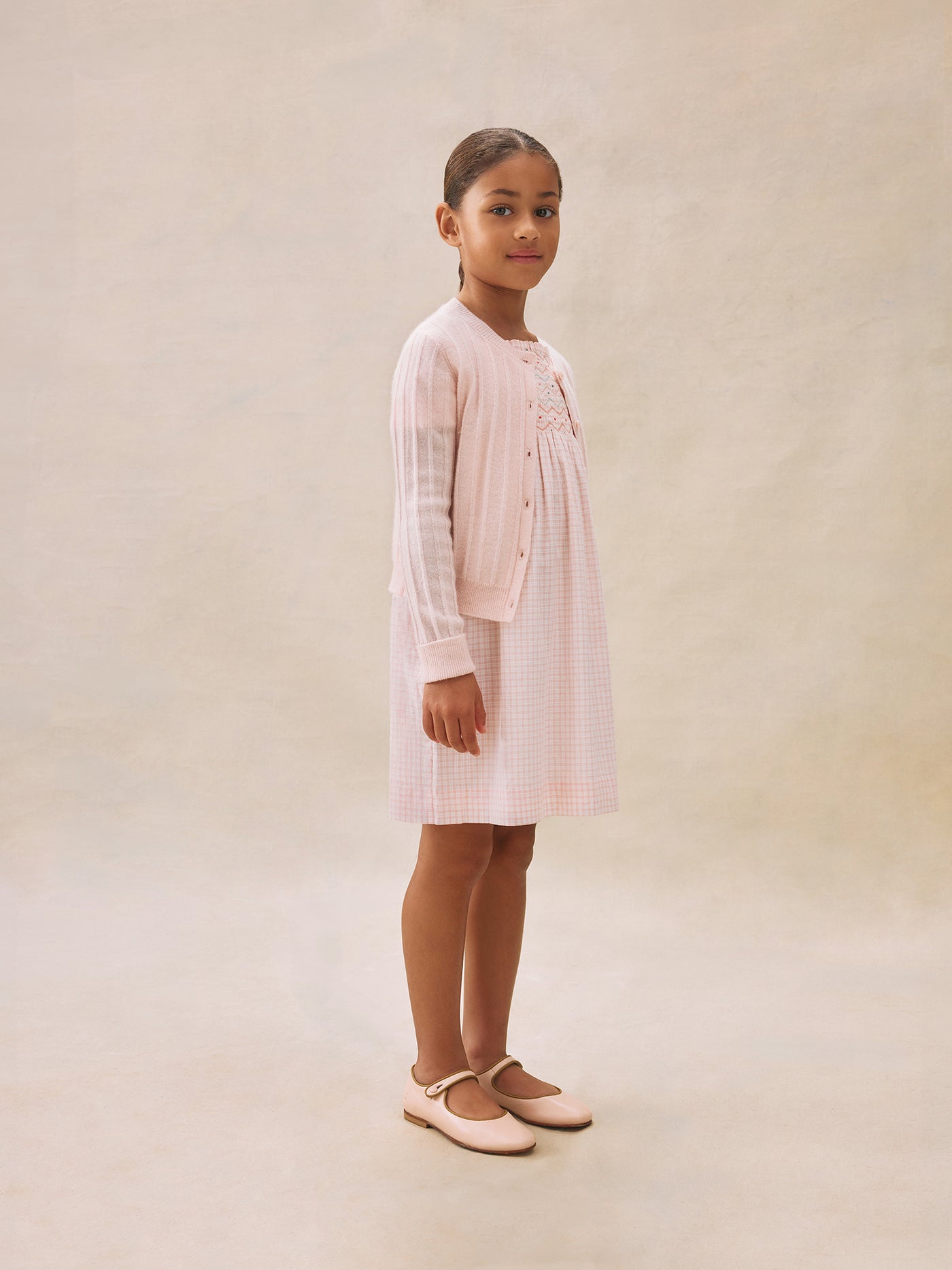 Girl's summer look 2025 Pink dress