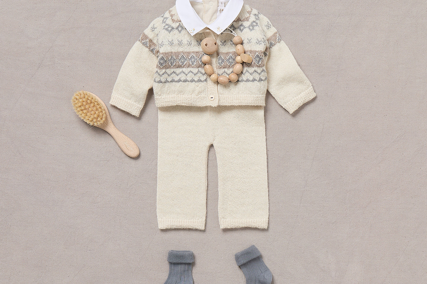Winter 2024 Newborn's look - Jacquard pattern set