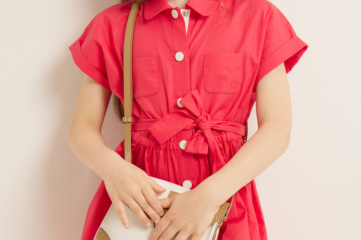 SUMMER 2023 GIRL'S BUTTONED DRESS
