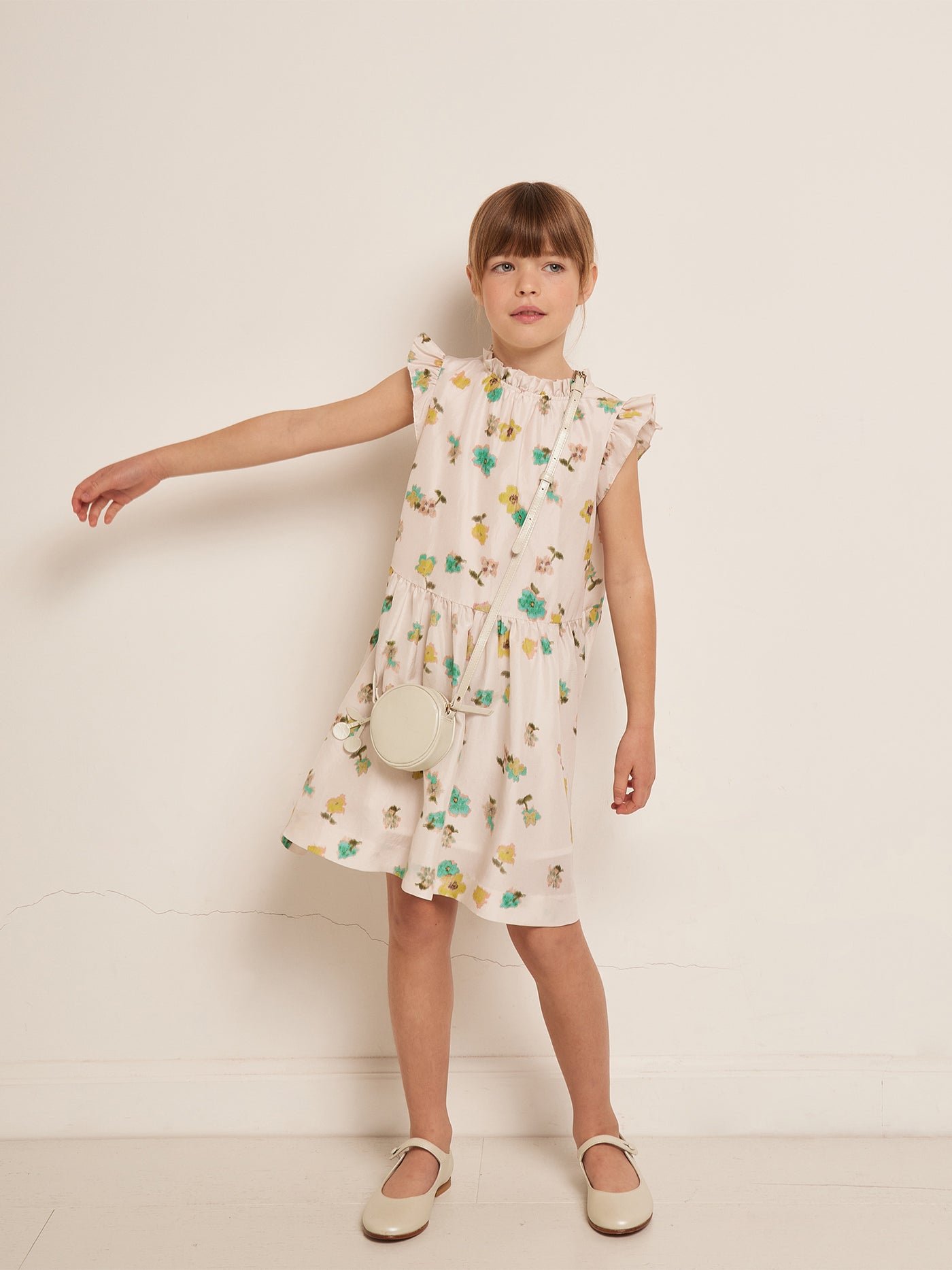 SUMMER 2023 GIRL'S LOOK FLOWERED DRESS