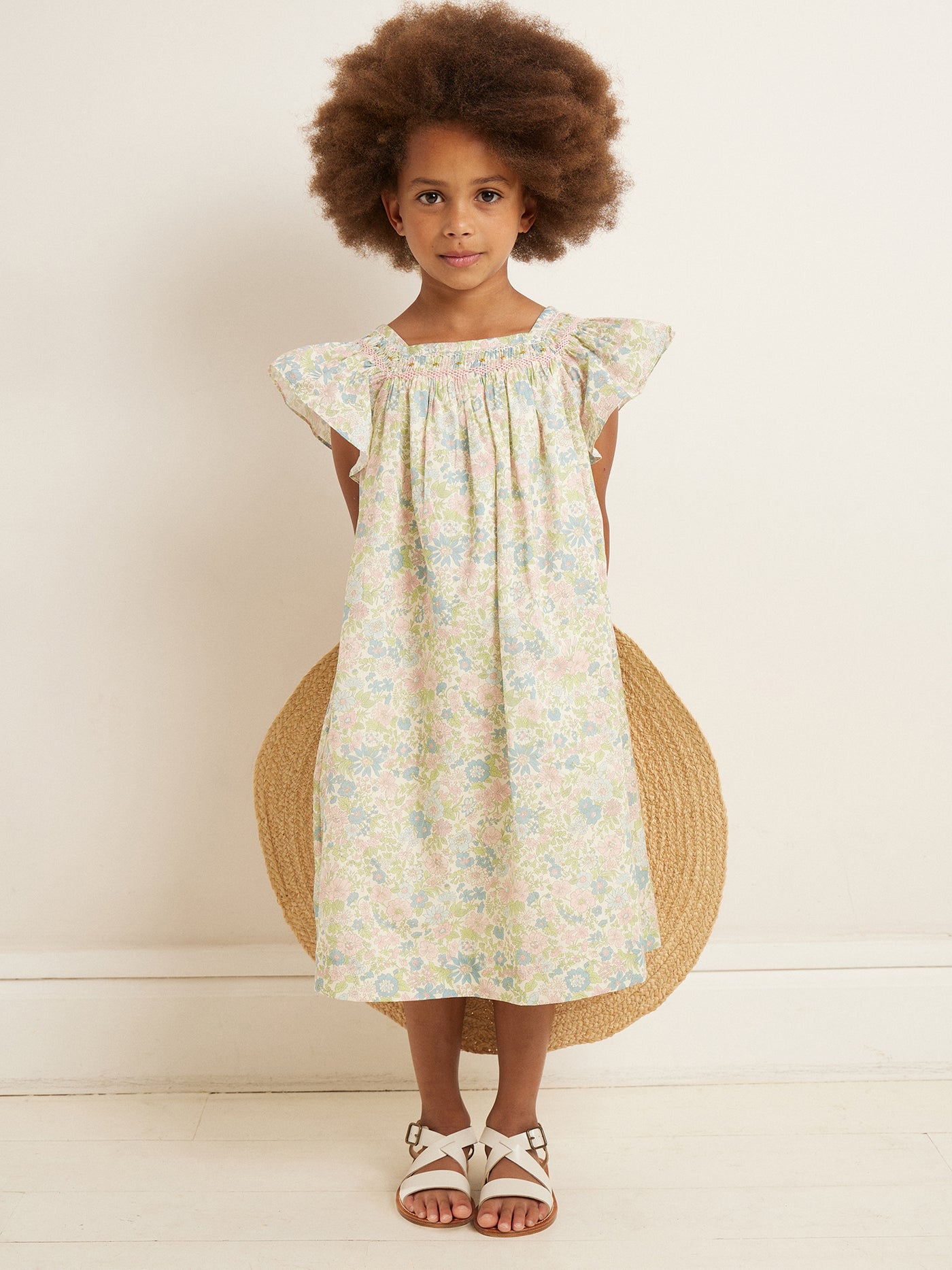 SUMMER 2023 GIRL'S LIBERTY PATTERNED DRESS