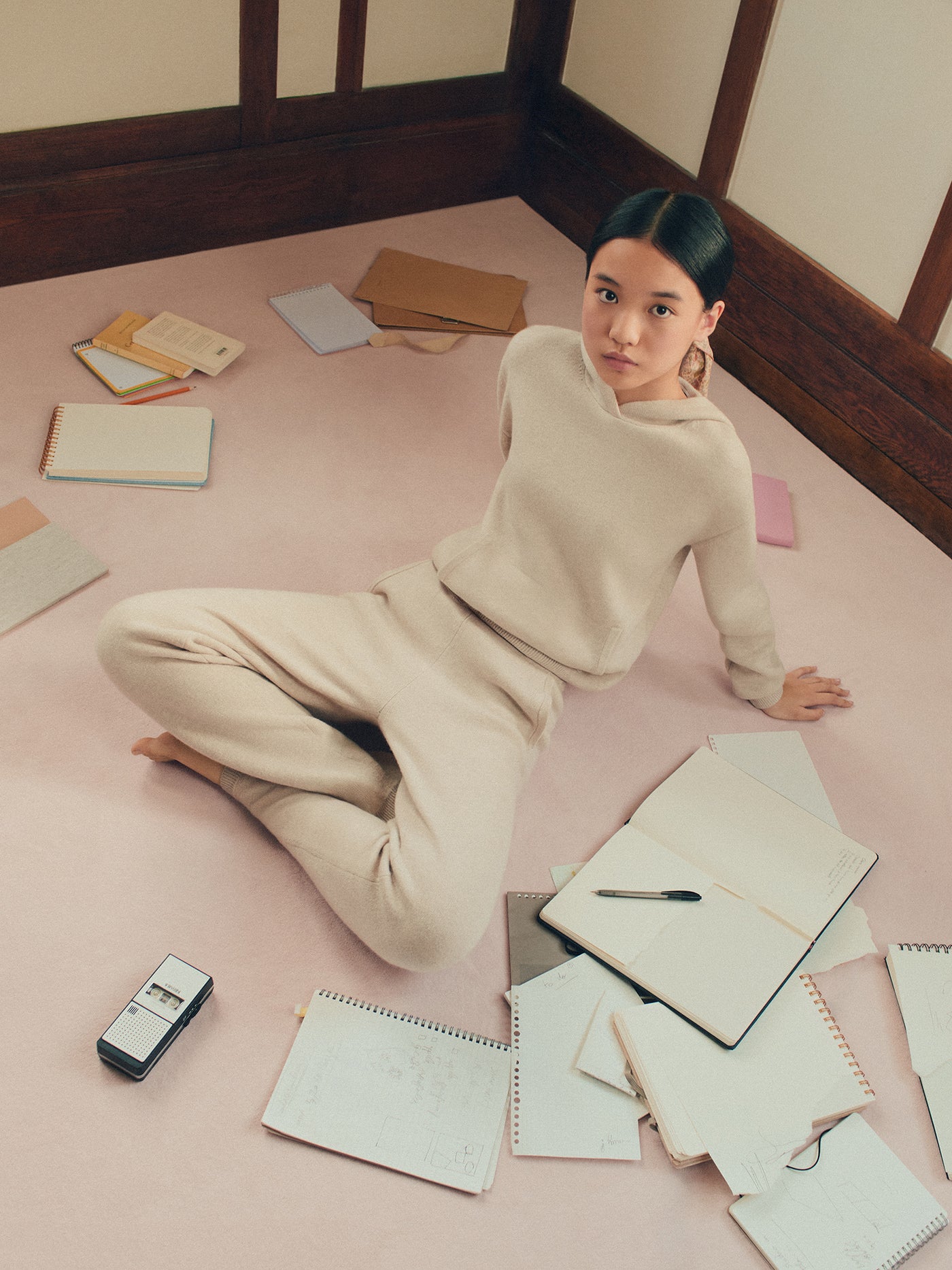 Janumahil Grown-Up sweater in wool and cashmere