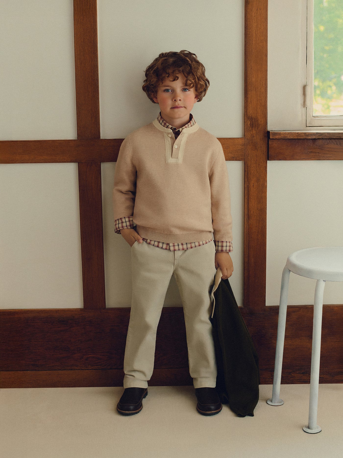 Miro round-neck sweater in organic cotton