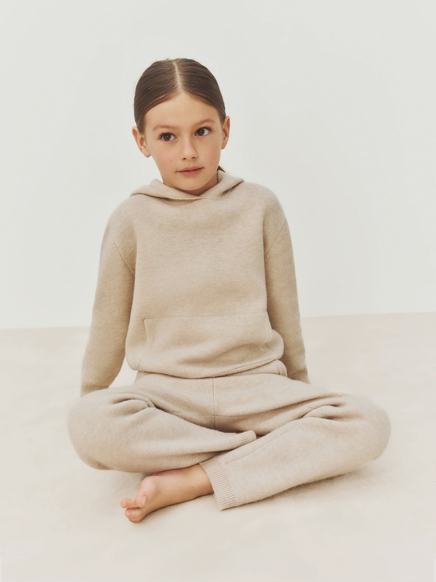 Jumper Janumahil beige in wool and cashmere