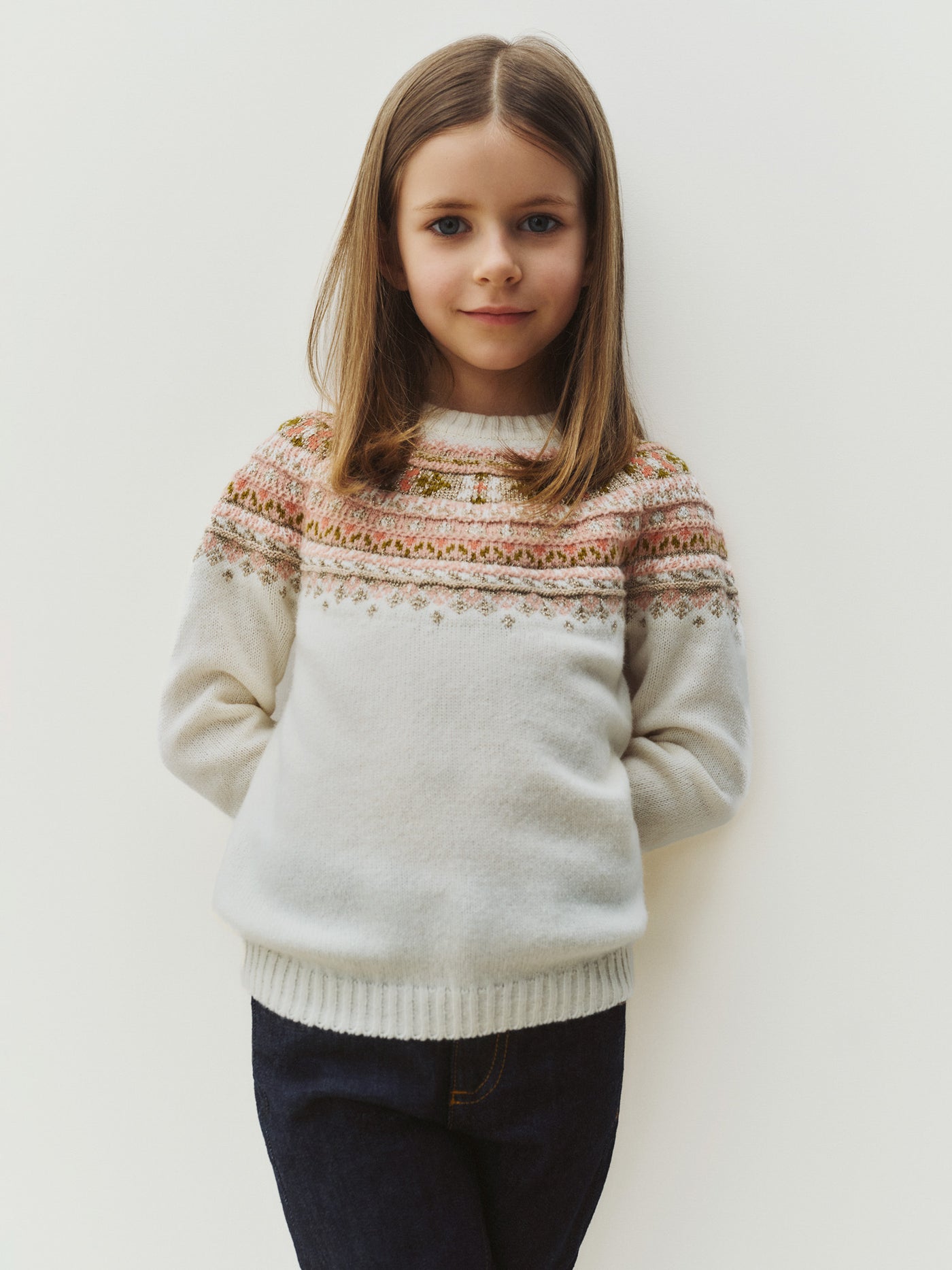 Mirela jumper in embroidered jacquard