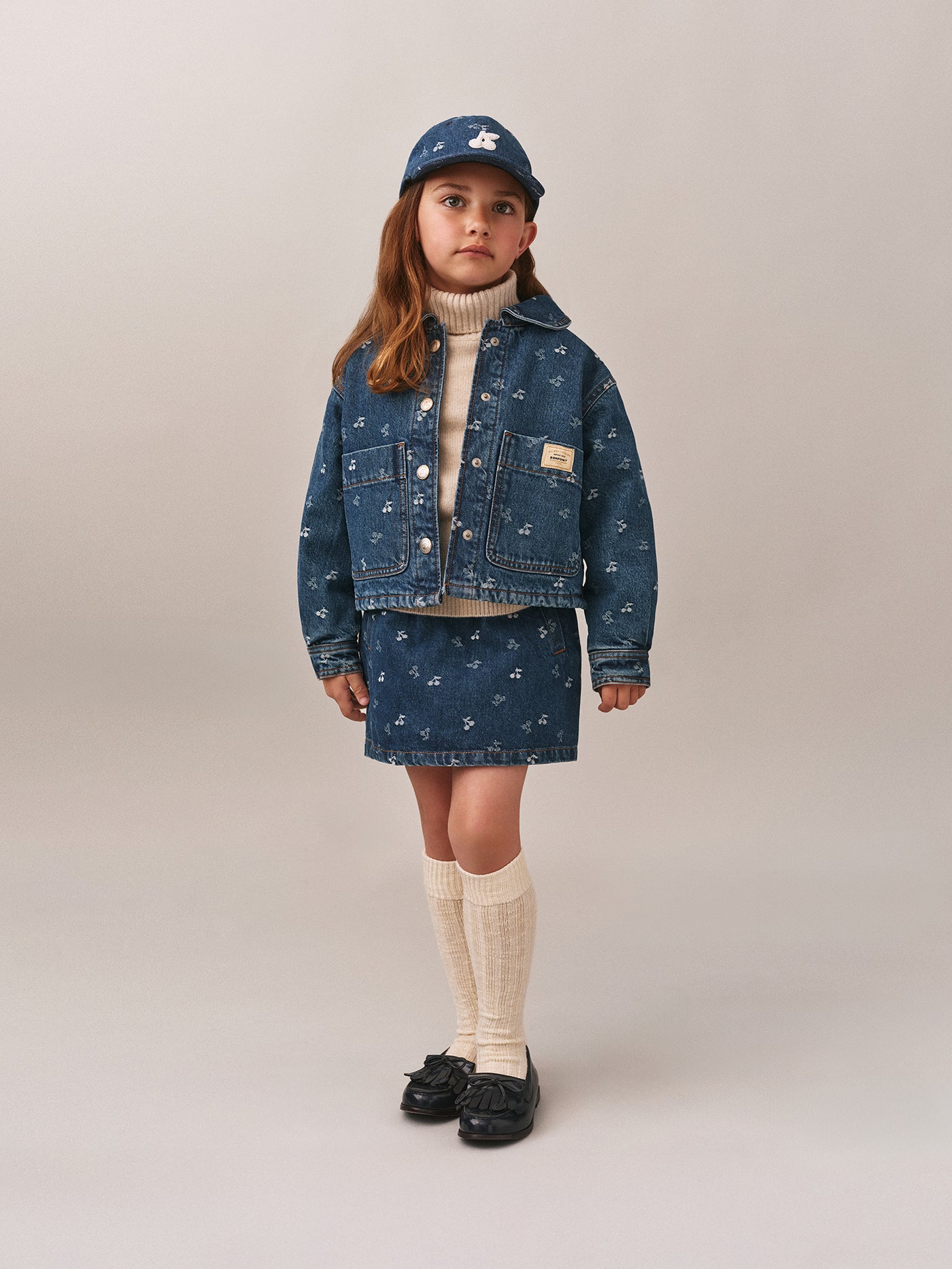 Girls' Winter Look 2025 - Denim Set