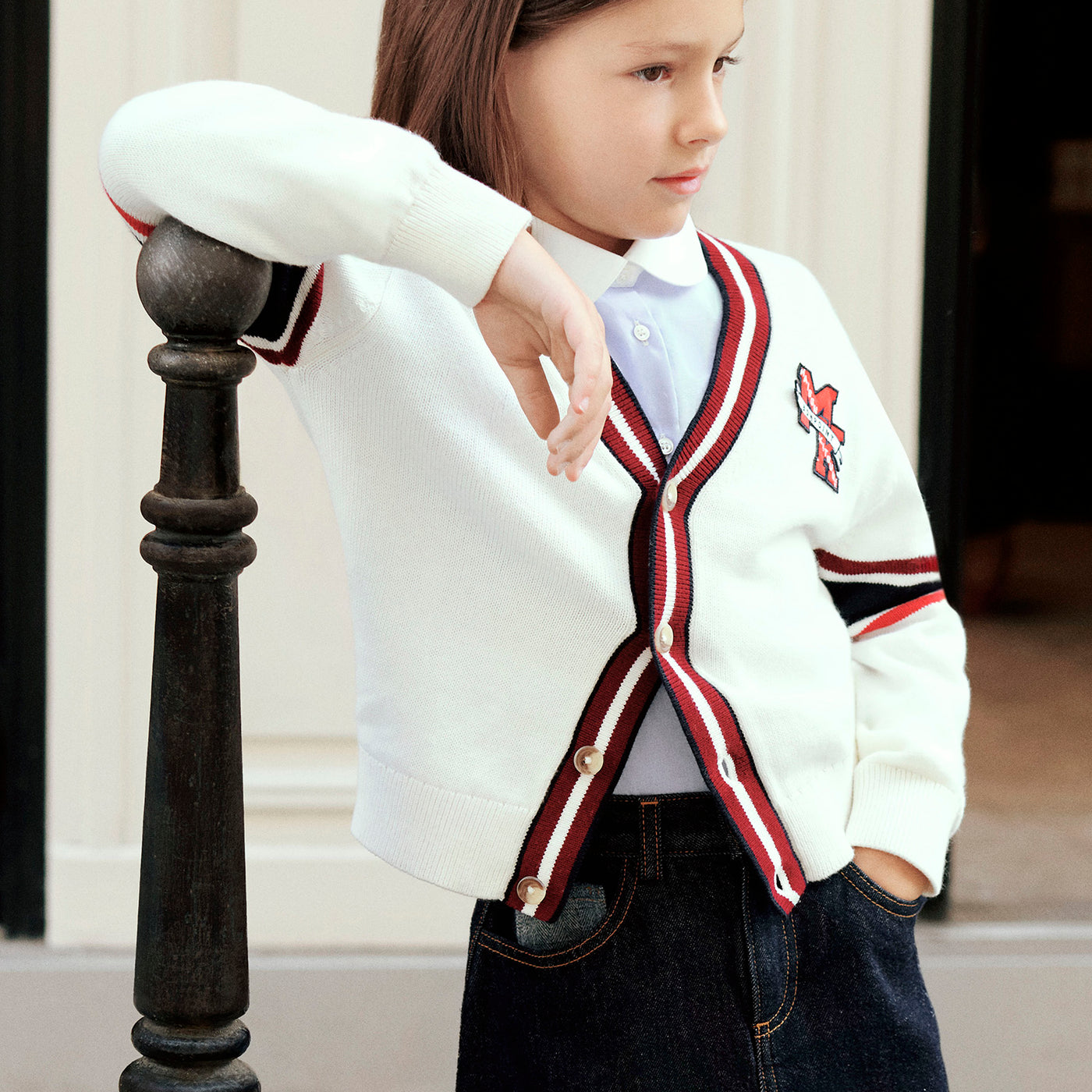 Girls’ Winter 2026 Look - Bonpoint x Maison Kitsuné