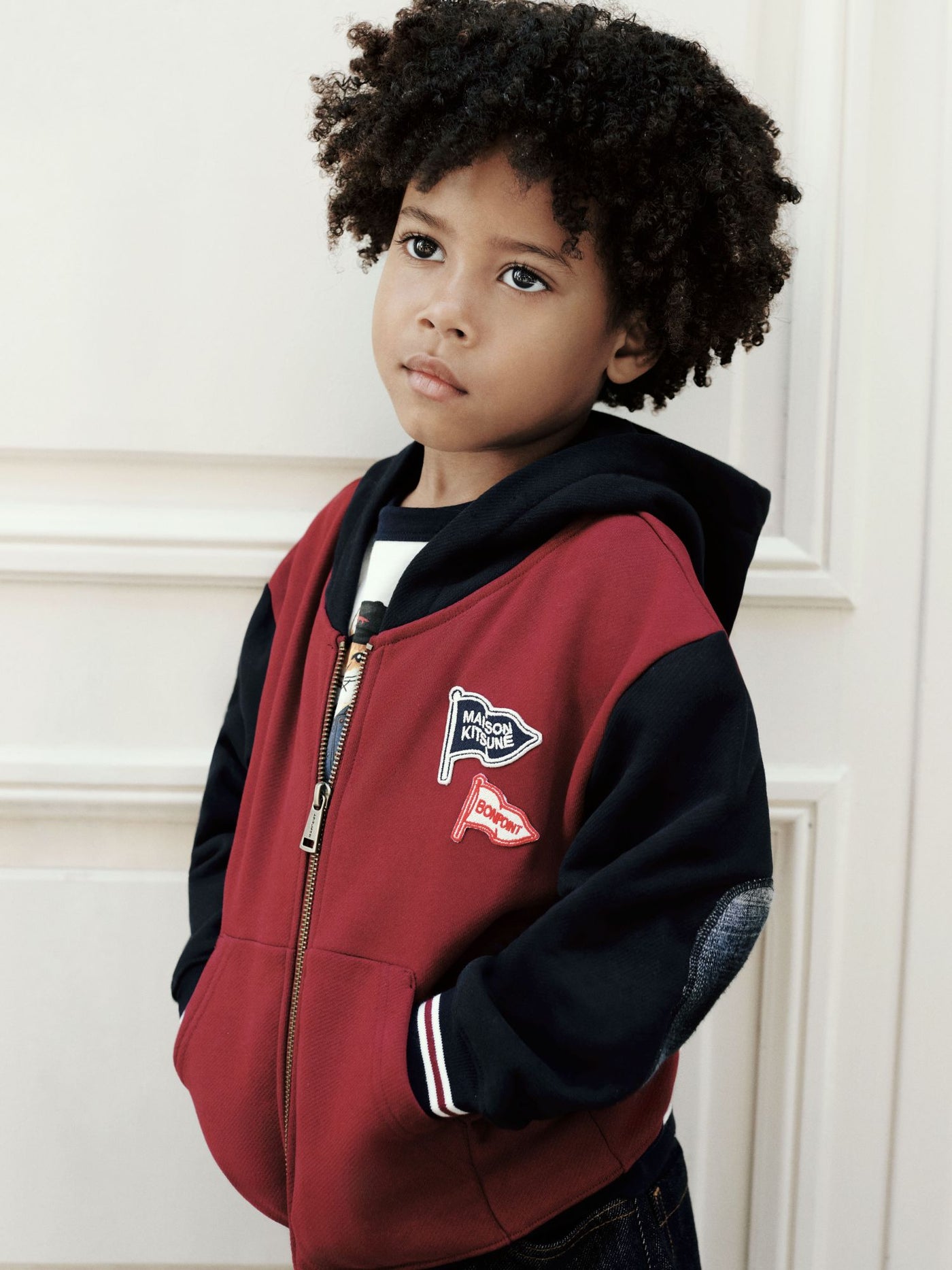 Bonpoint x Maison Kitsuné Matvey sweatshirt in organic cotton