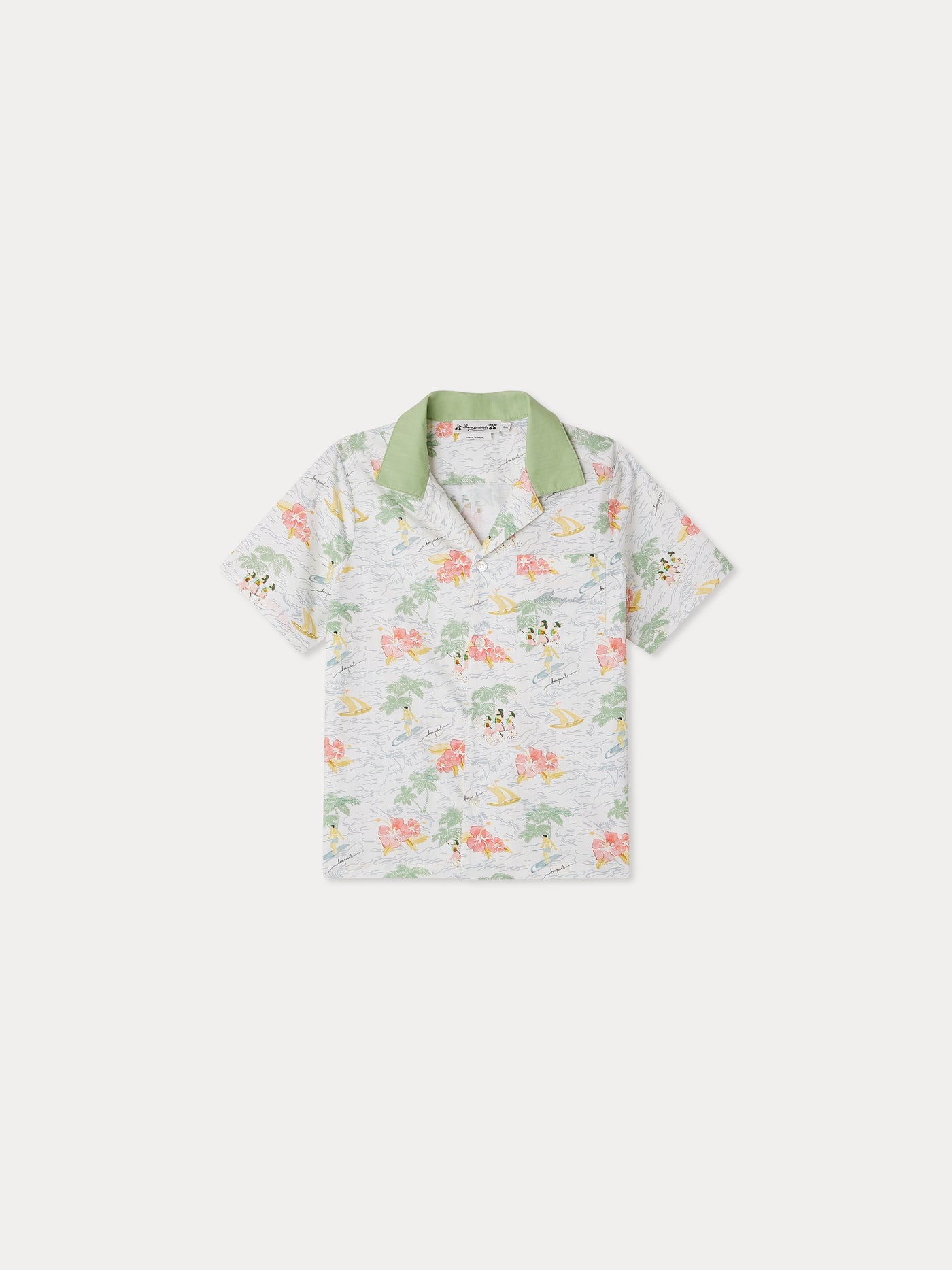 Steve printed poplin shirt