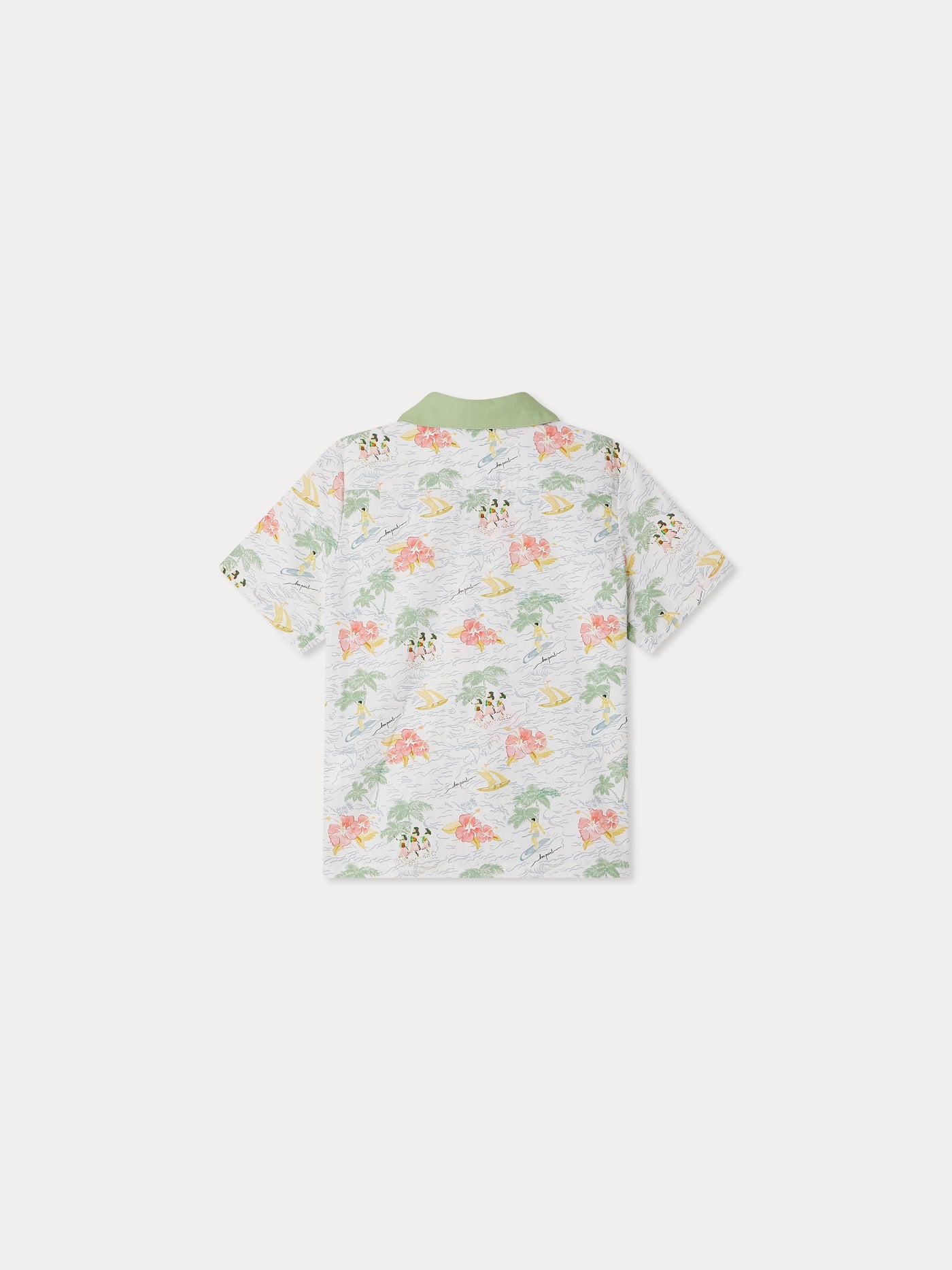 Steve printed poplin shirt