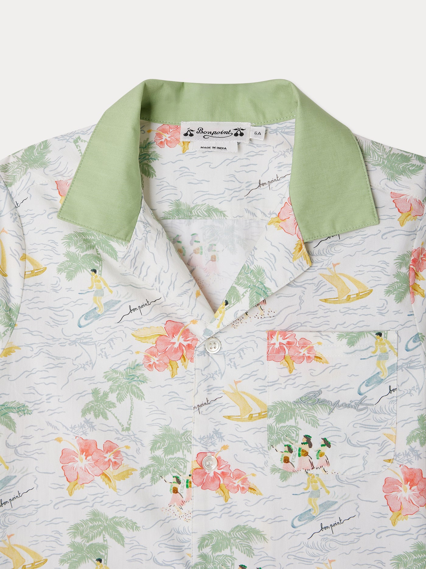 Steve printed poplin shirt