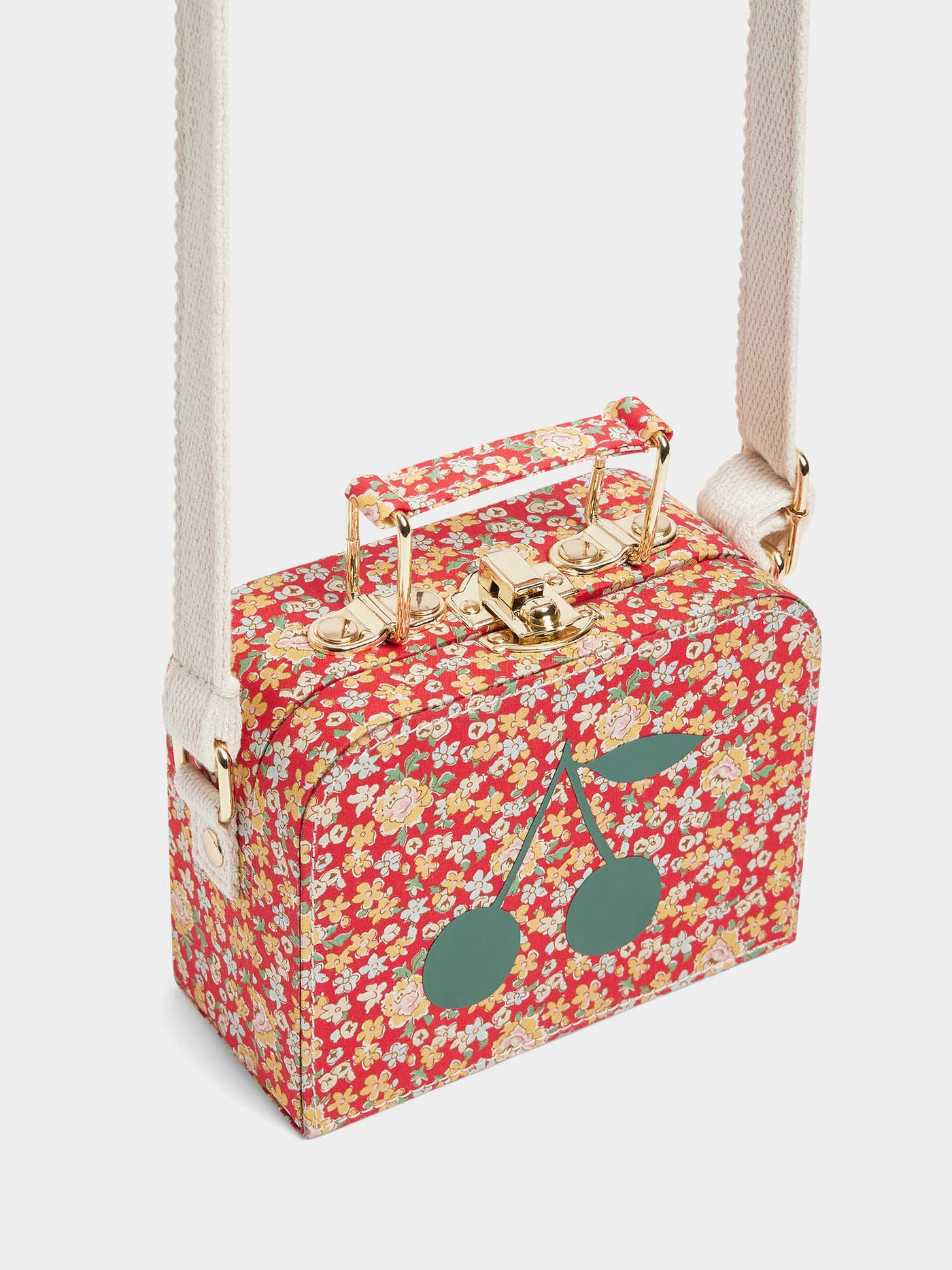 Aimane crossbody suitcase bag in Liberty fabric