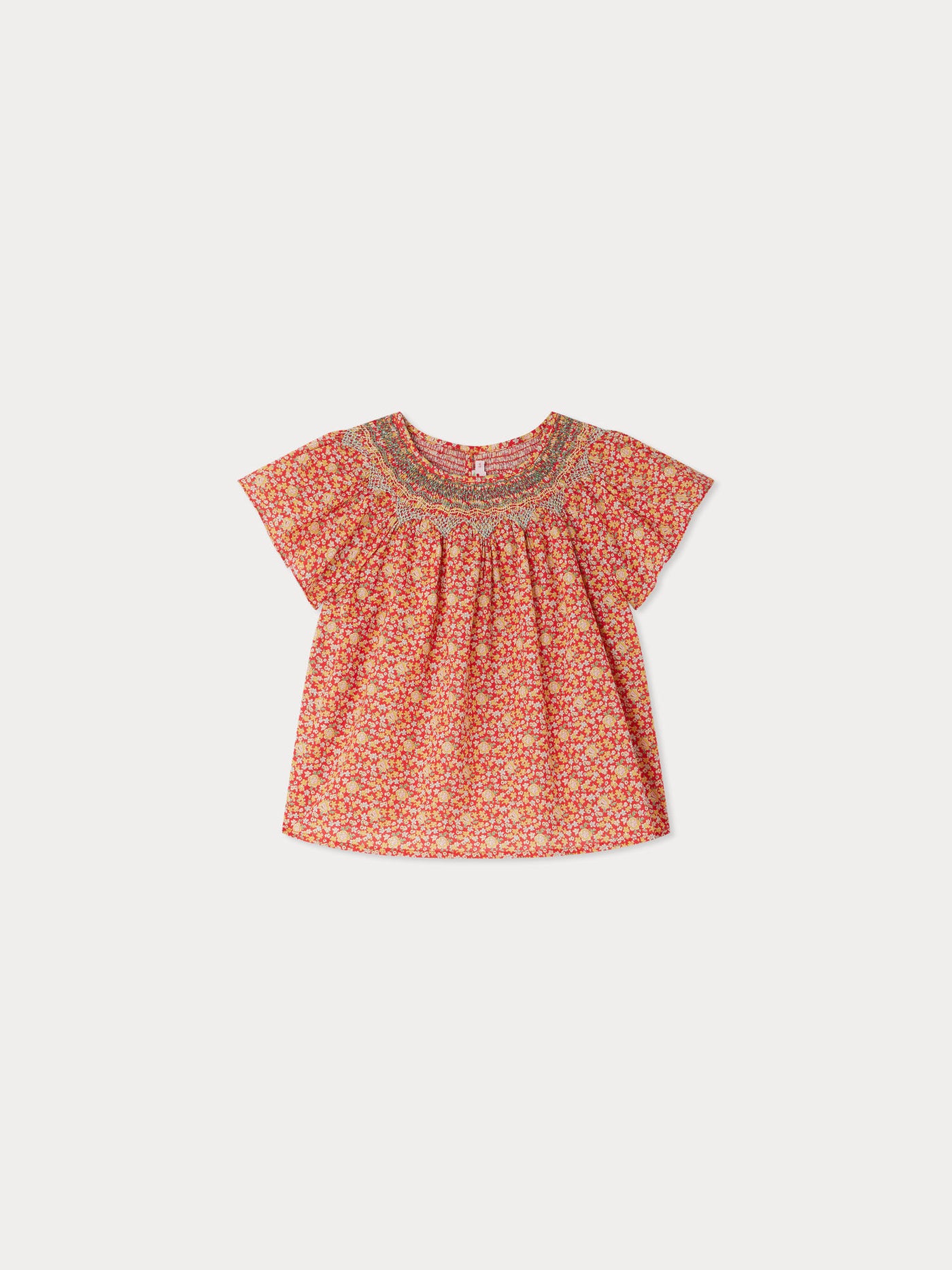 Nella smocked blouse in Liberty fabric