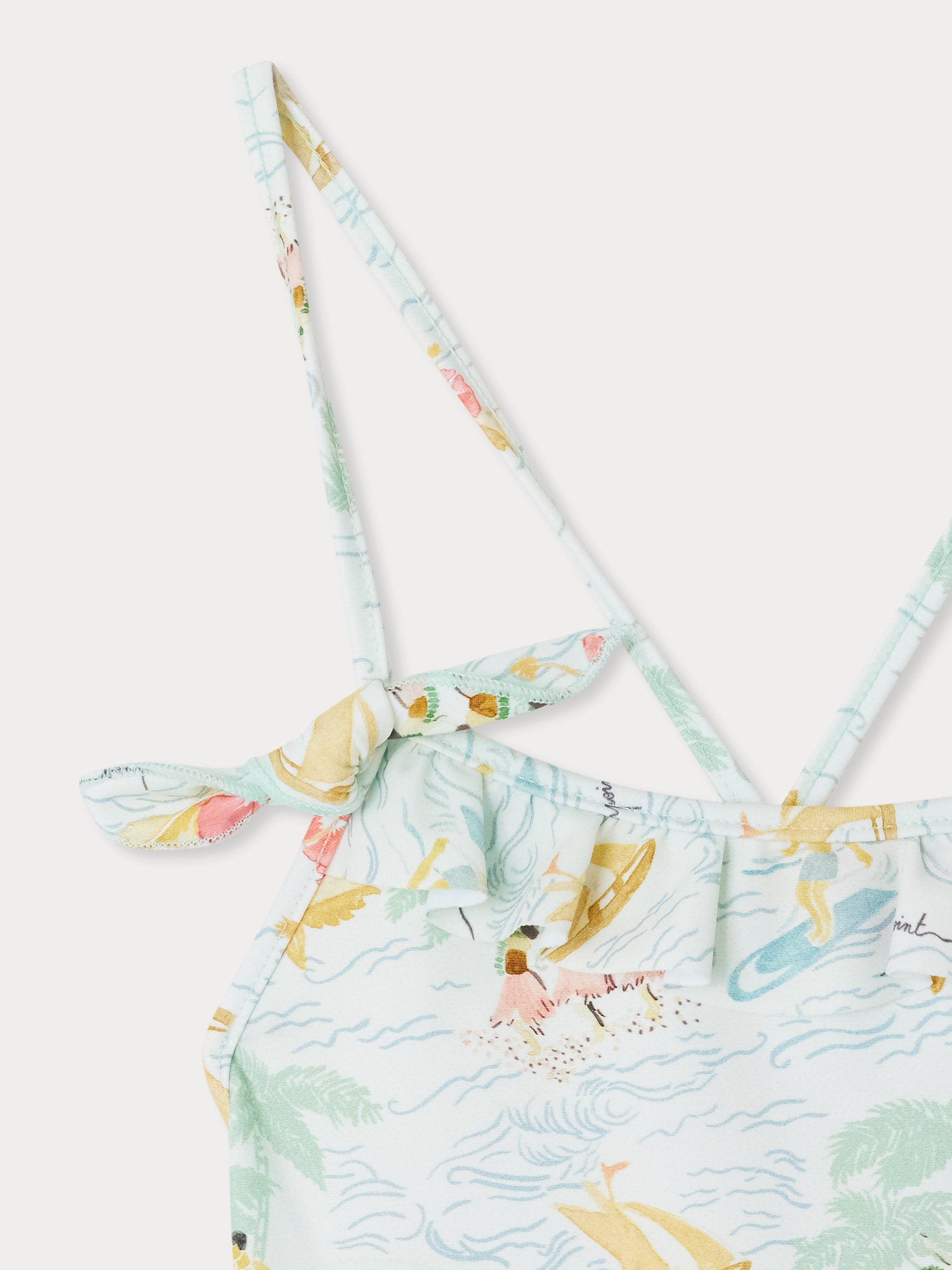 4歳-12歳!! 2020Cruise!! ☆Bonpoint☆ 1-PIECE BATHING SUIT Abbie printed one-piece swimsuit • Bonpoint