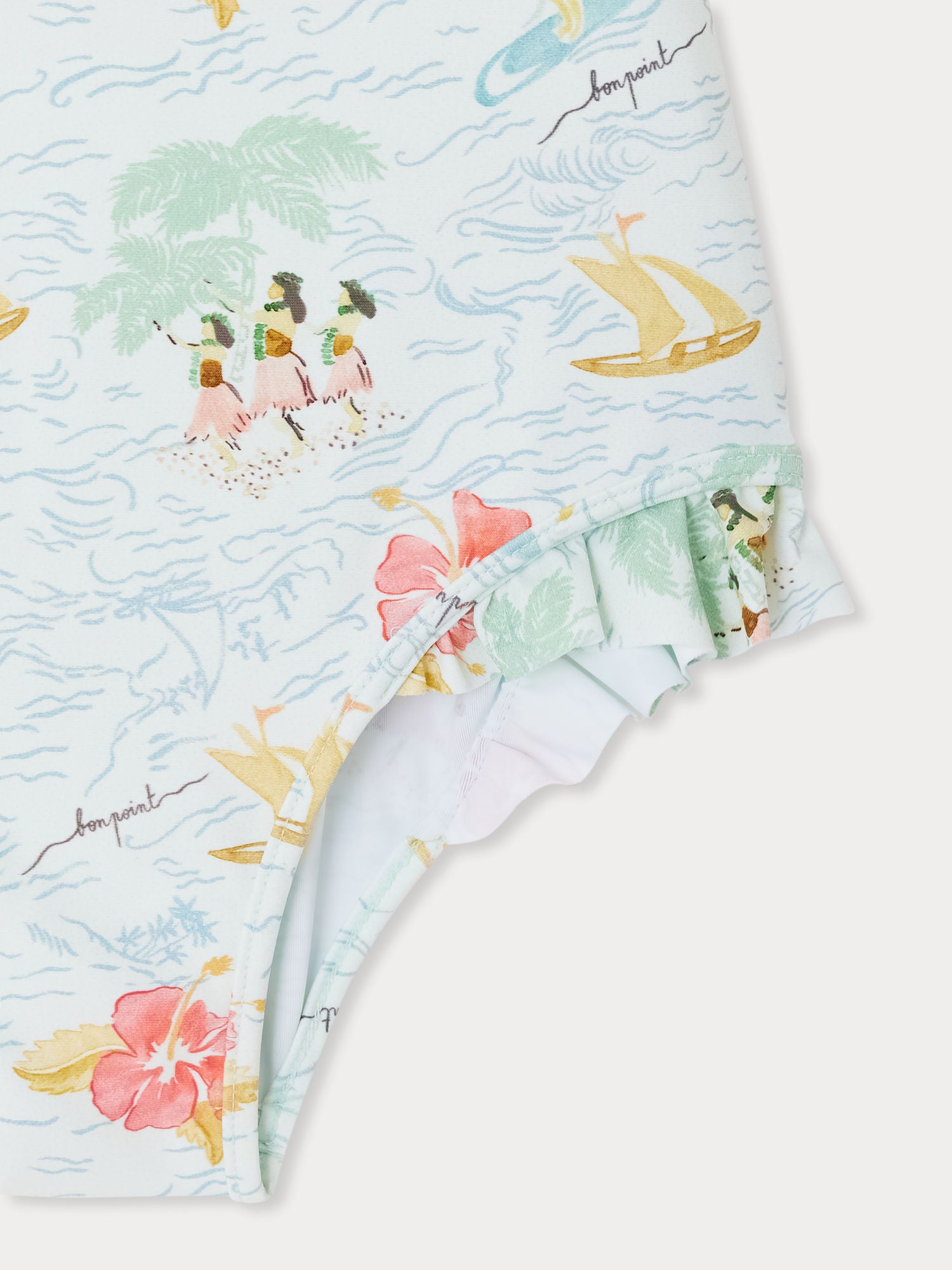 Abbie printed one-piece swimsuit • Bonpoint