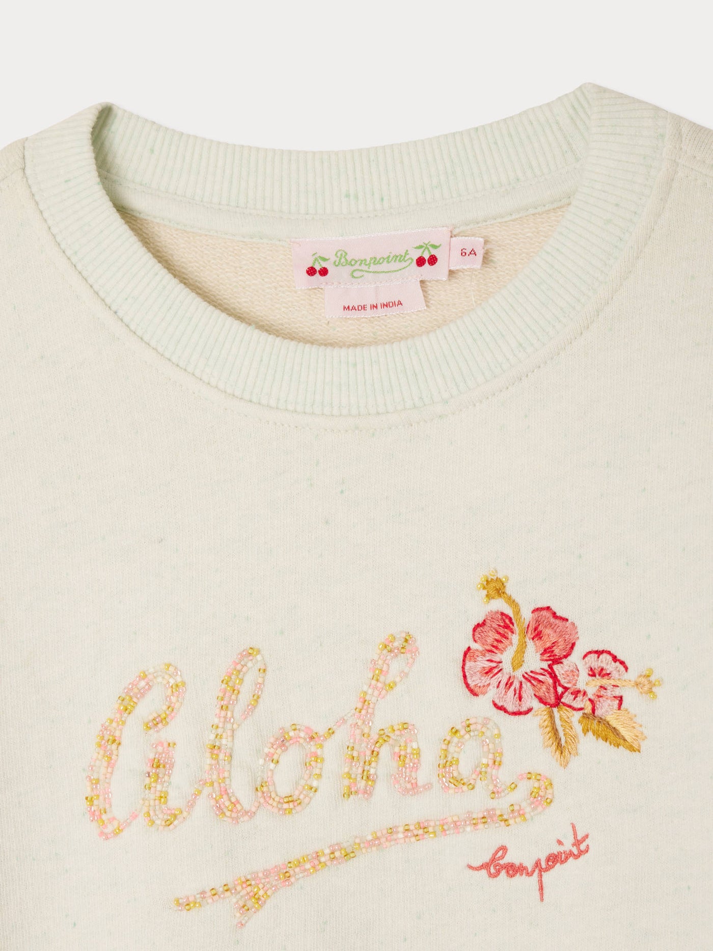 Edwige embroidered fleece sweatshirt