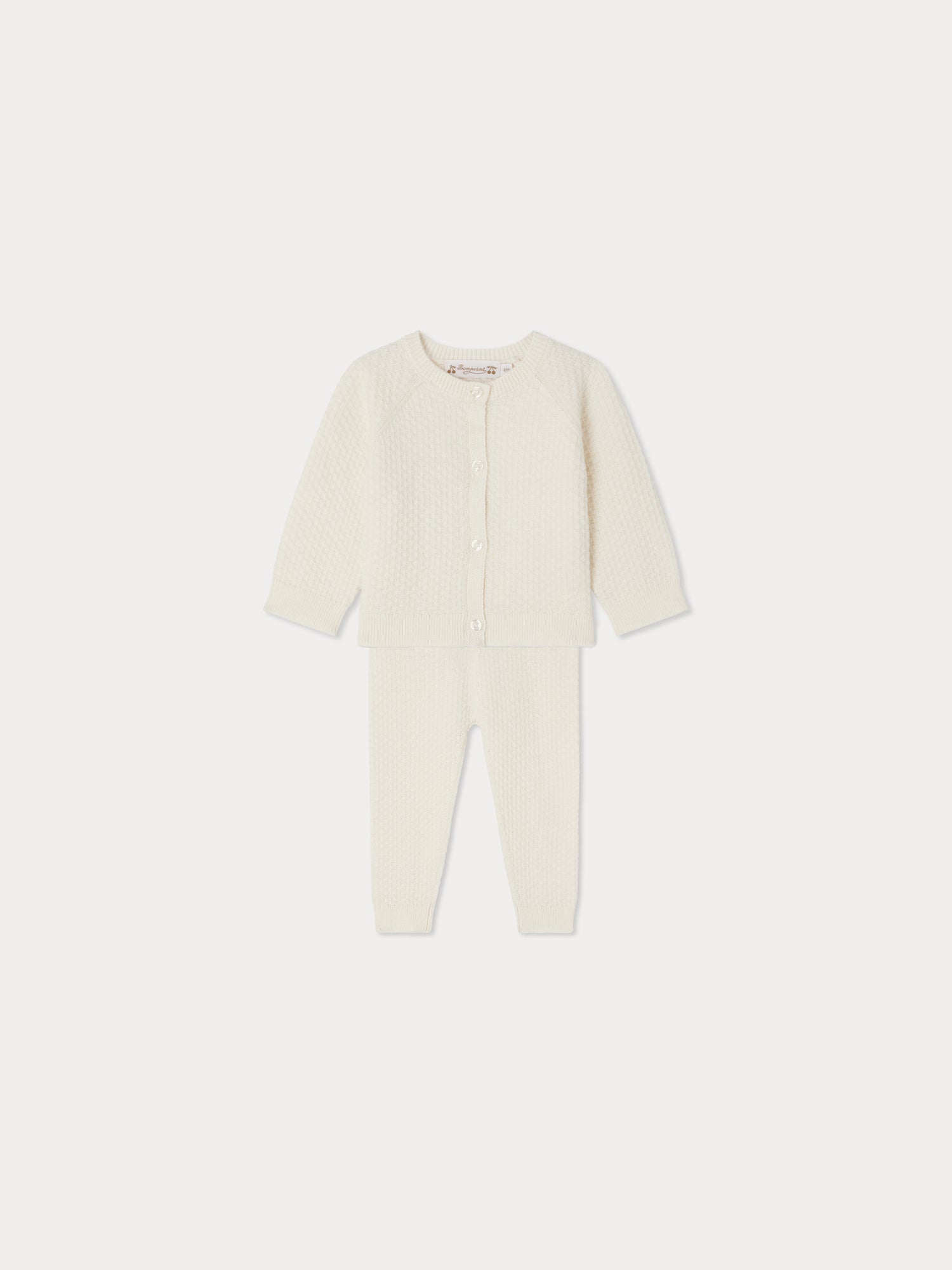 Bonpoint store 6 months eyelet matching set