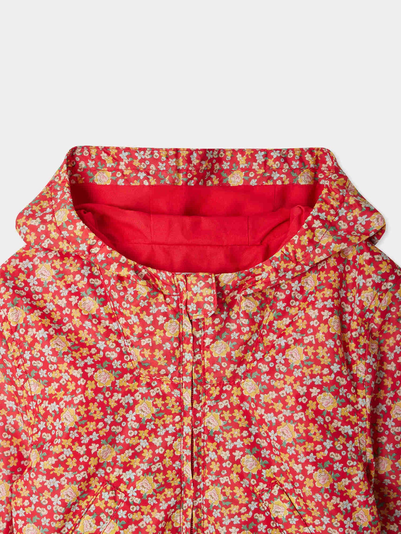 Alana hooded raincoat made with Liberty fabrics