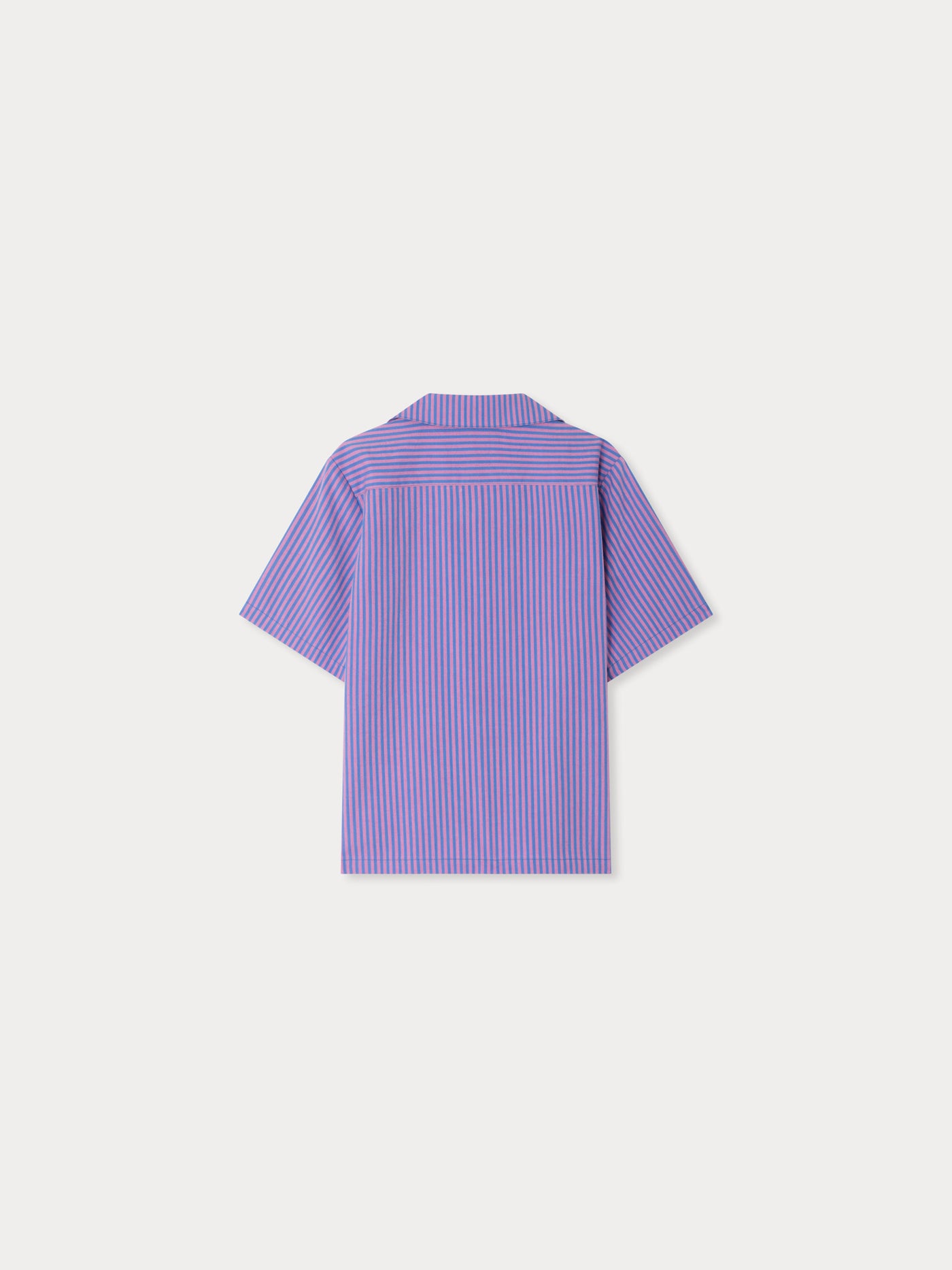 Fabri striped shirt with organic cotton embroidery