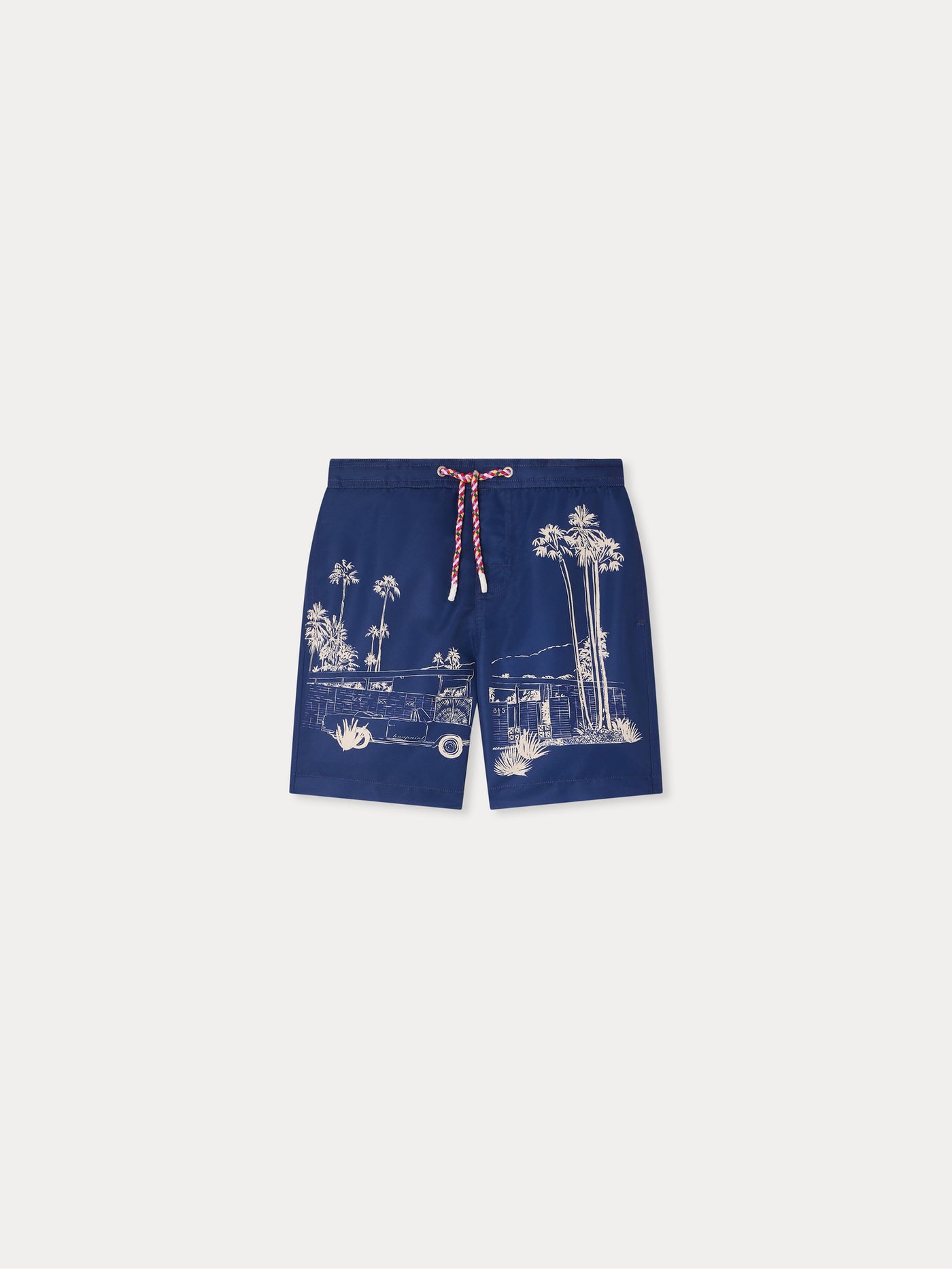 Ariel Palm Spring Print Swim Shorts