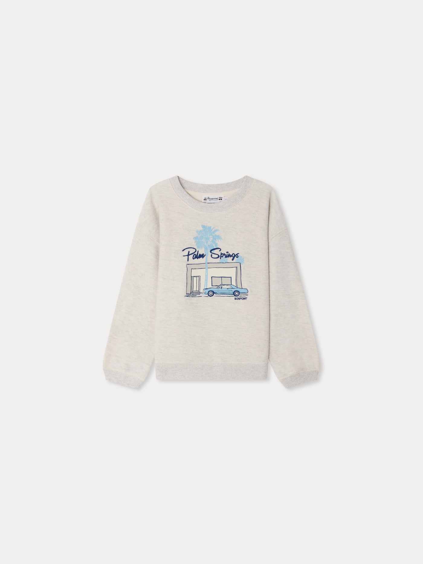 Tonino embroidered Palm Springs sweatshirt in organic cotton