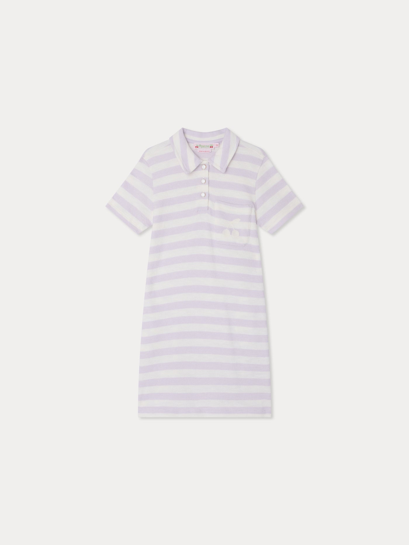 Louve knit polo dress