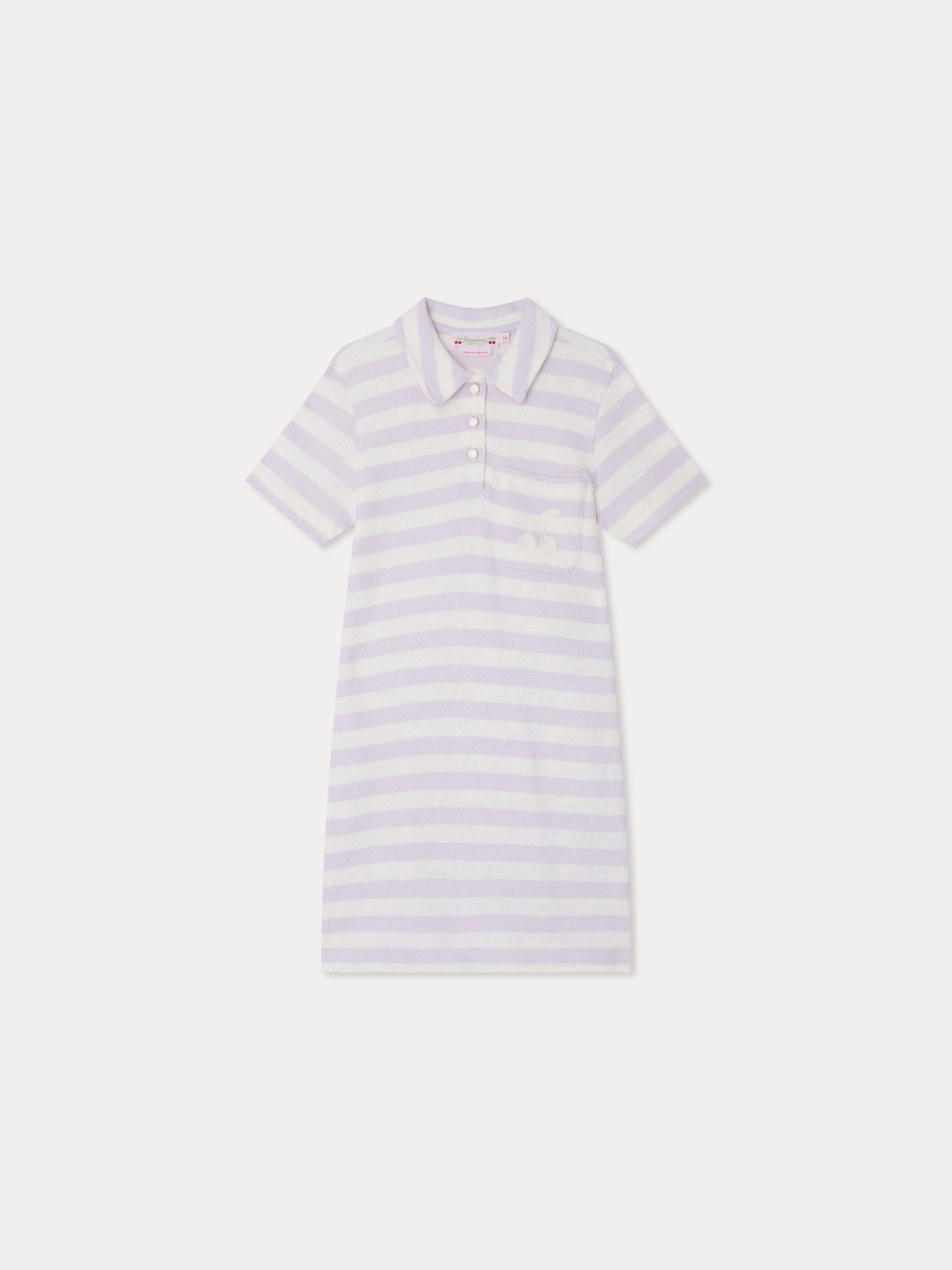Bonpoint - Louve knit polo Dress - Purple Bonpoint - Louve knit polo Dress - Purple