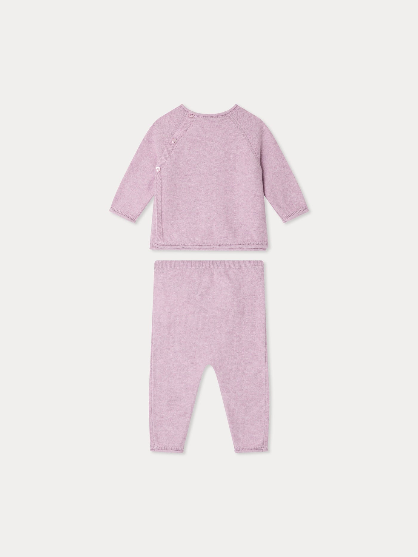 Loana set in heathered organic cotton