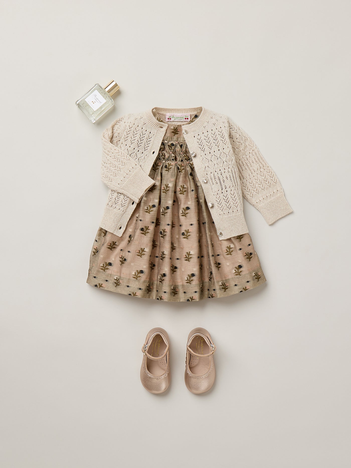 Menza baby cardigan in cashmere