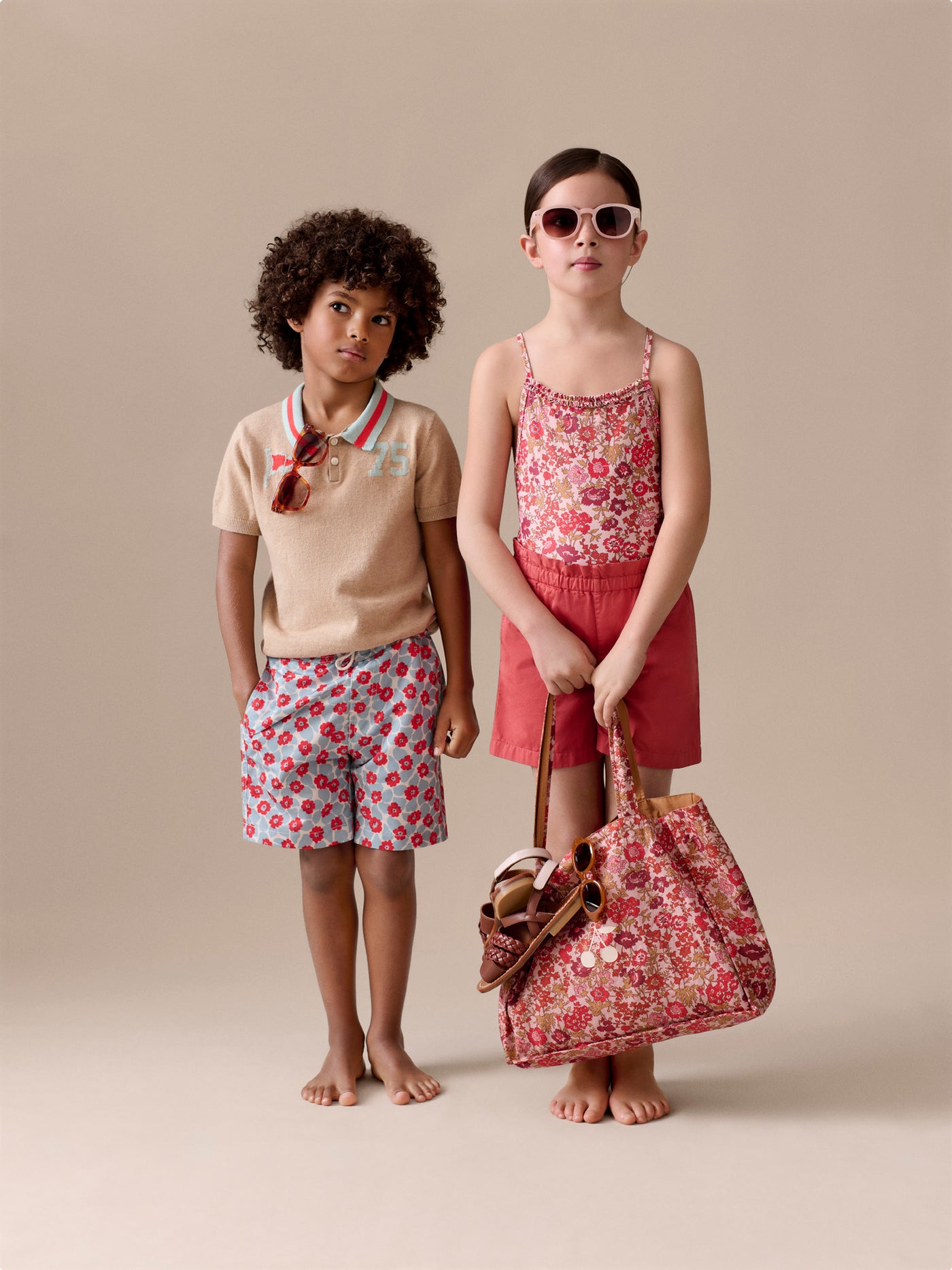 Ariel floral print swim shorts