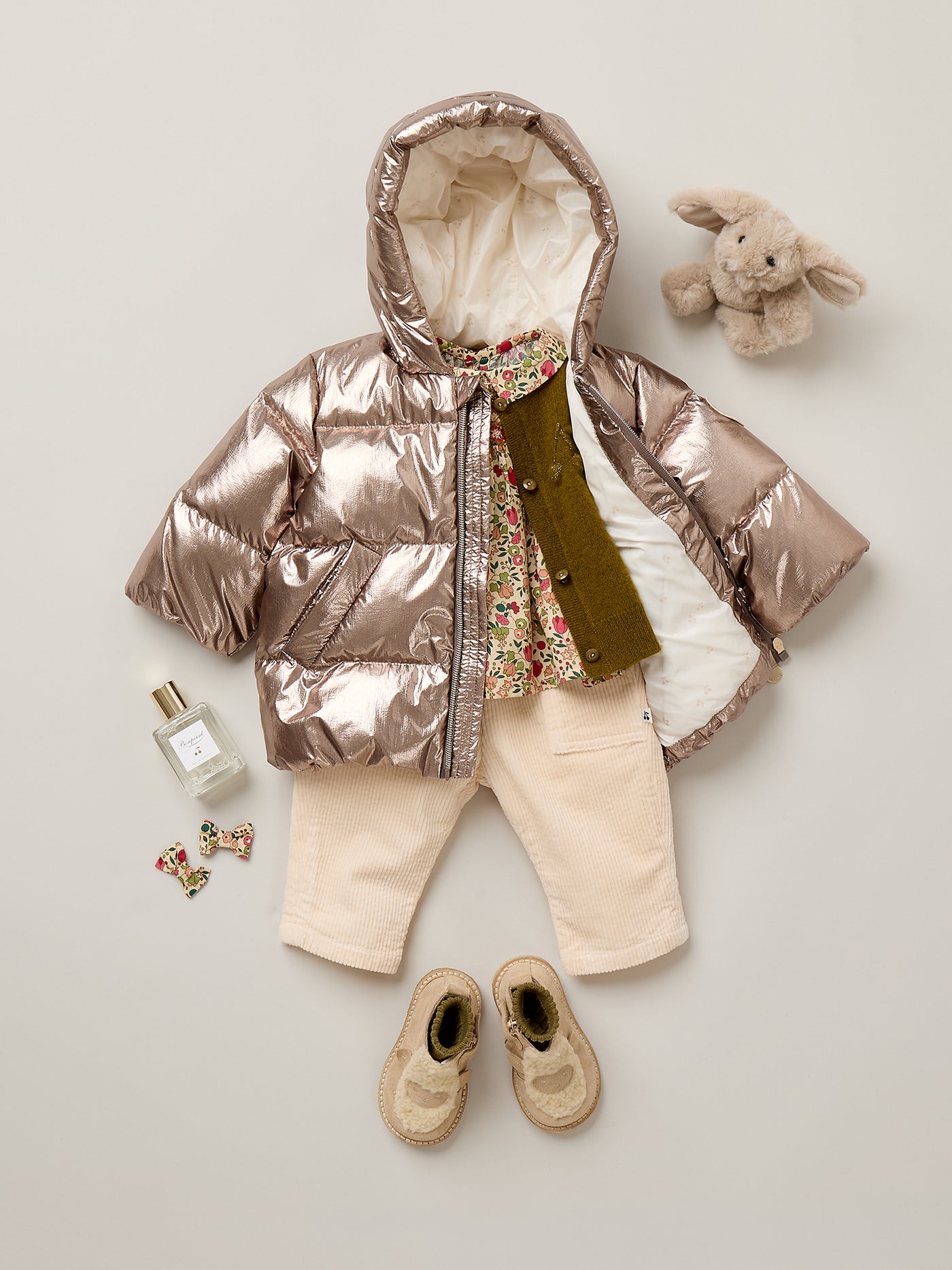 Thursday baby ivory pants in organic cotton