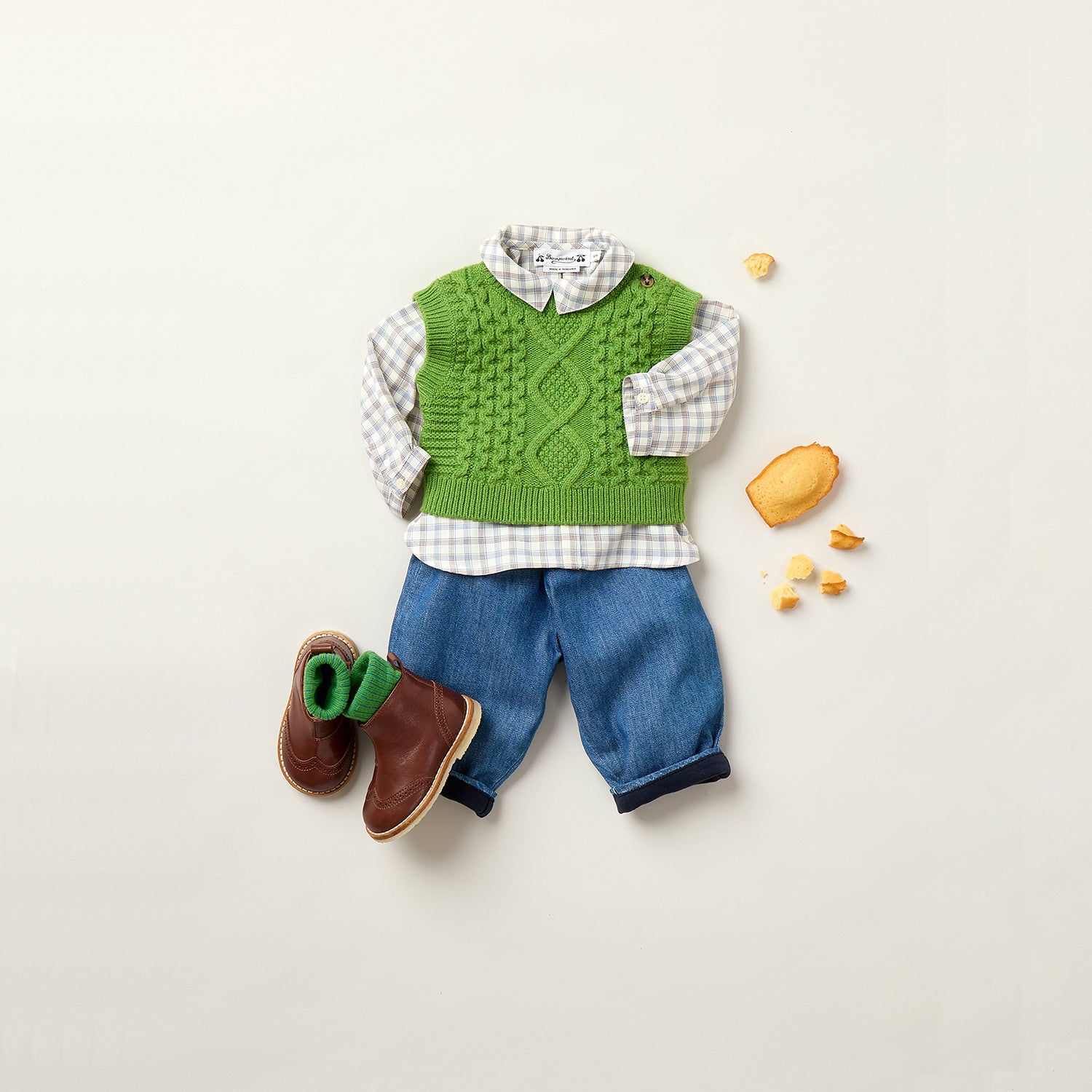 ボンポワン リバティー スウェット 12歳 超美品 Timeless clothing for babies & kids and luxury gifting