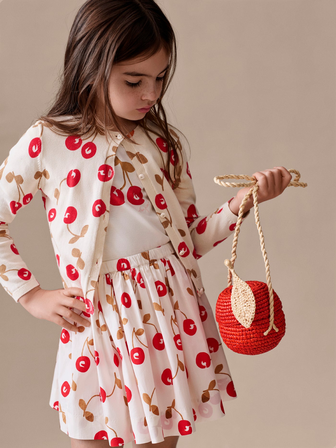 Aada cherry print t-shirt