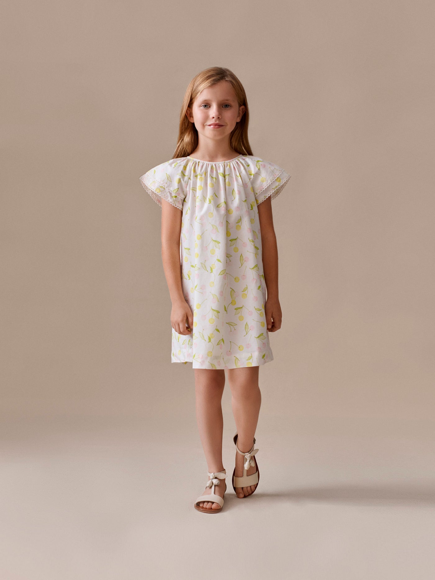 organic cotton girls dresses Organic Cotton Fit and Flare Pocket Dress