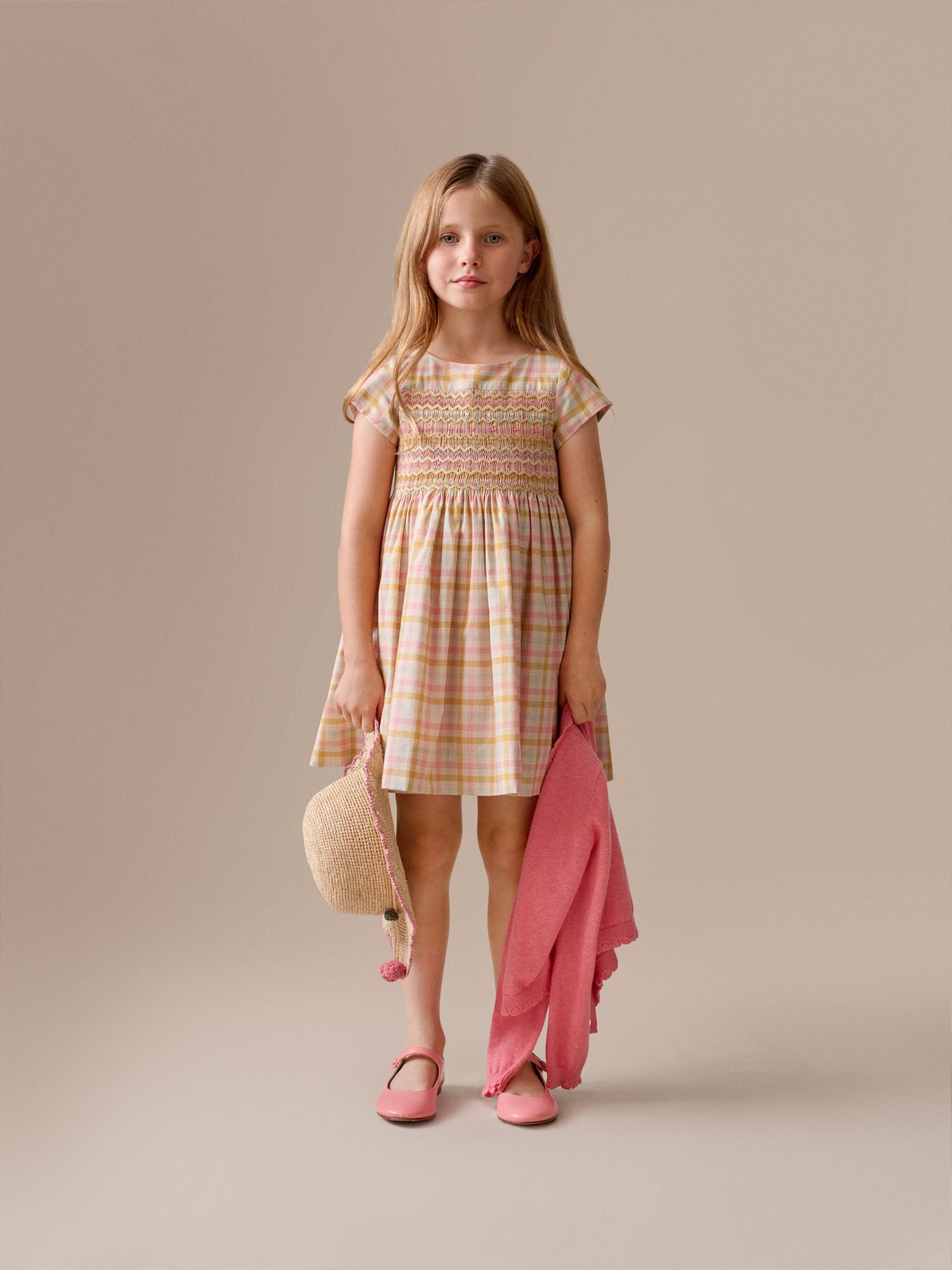 Scalloped round neck Larita cardigan