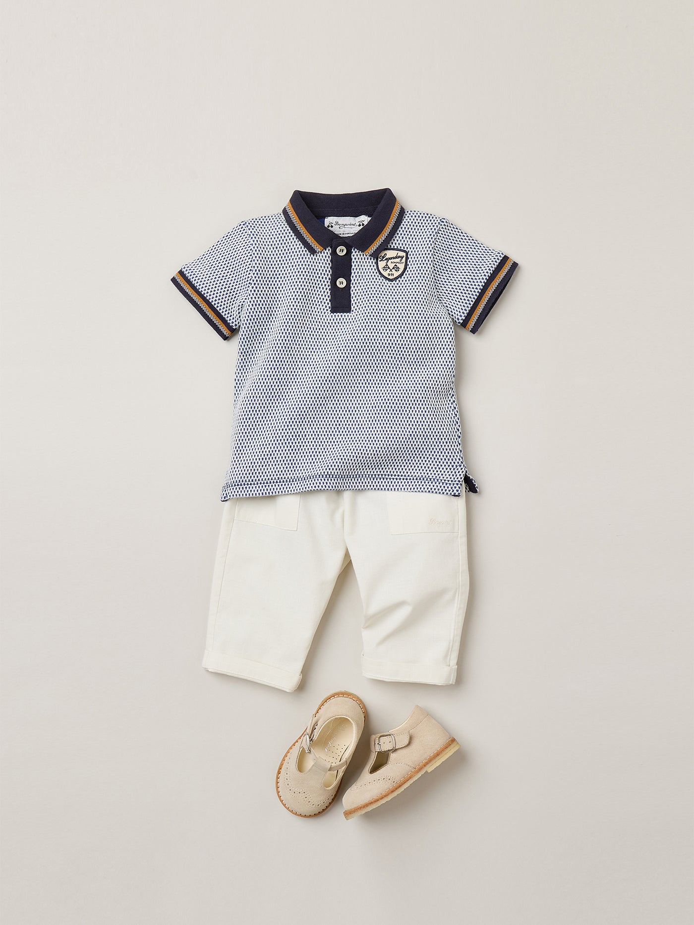 Bonpoint x Porsche Finn polo shirt in organic cotton