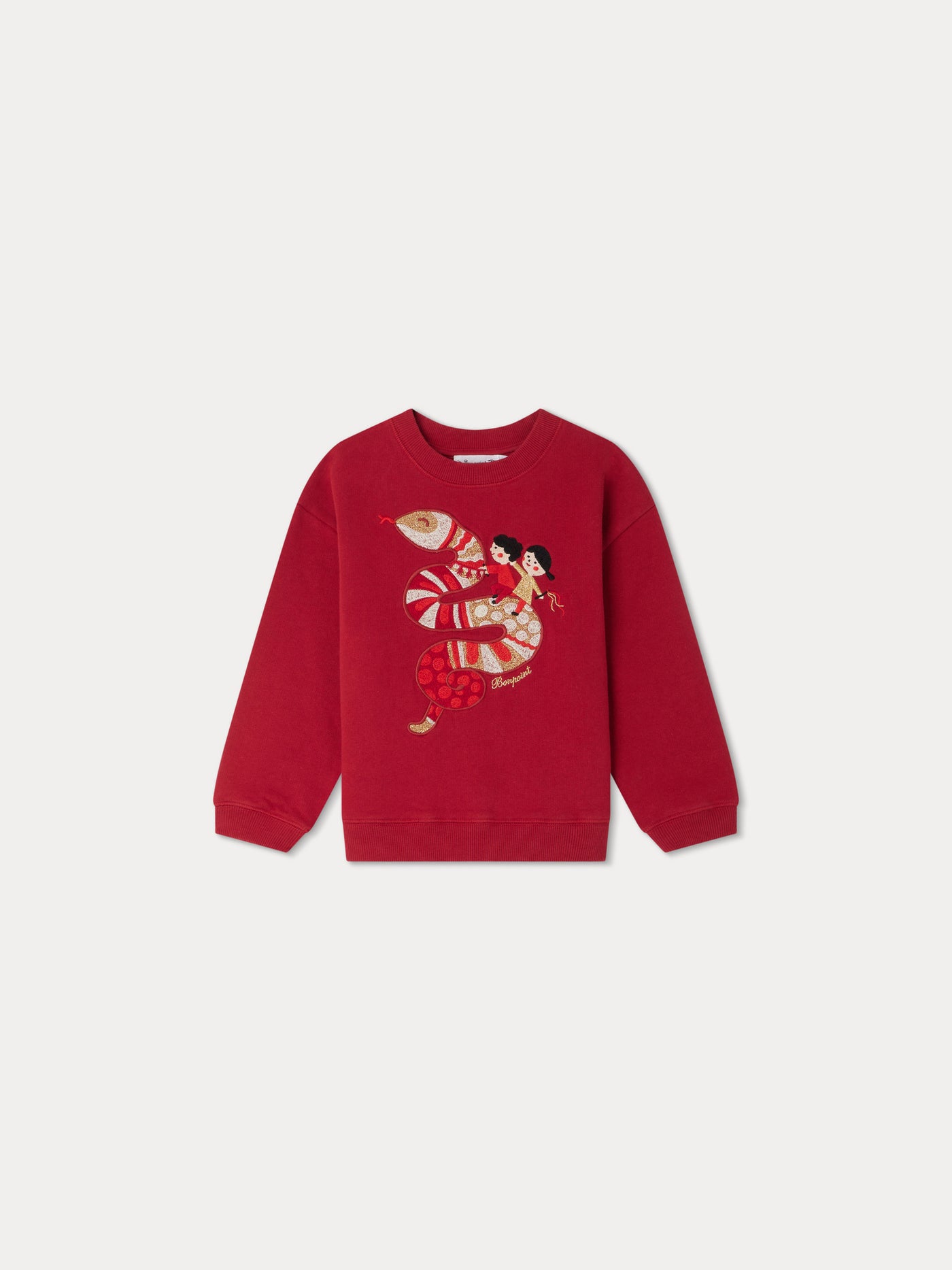 Tonino sweatshirt with snake embroidery