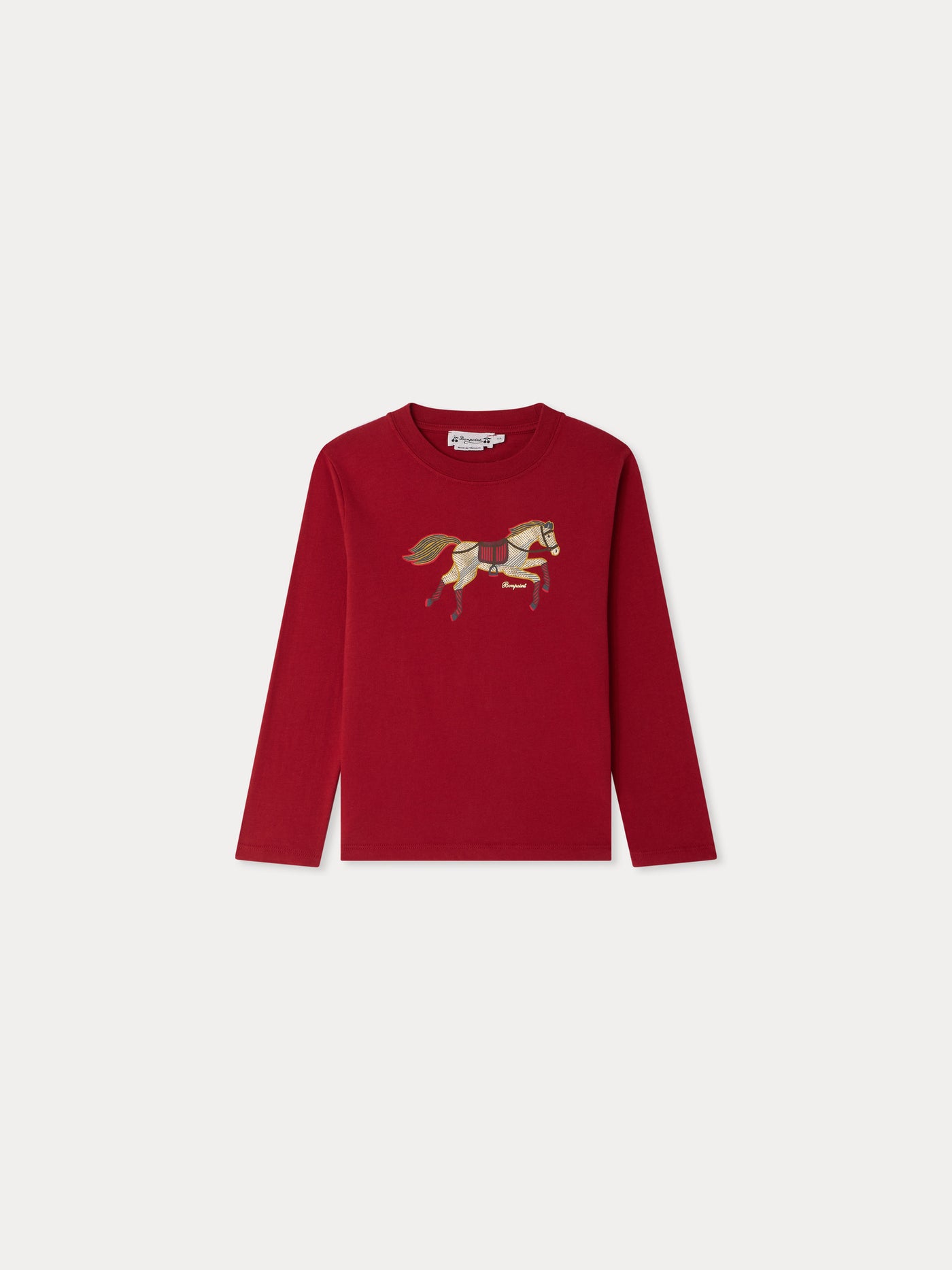 Tadda horse print t-shirt in organic cotton