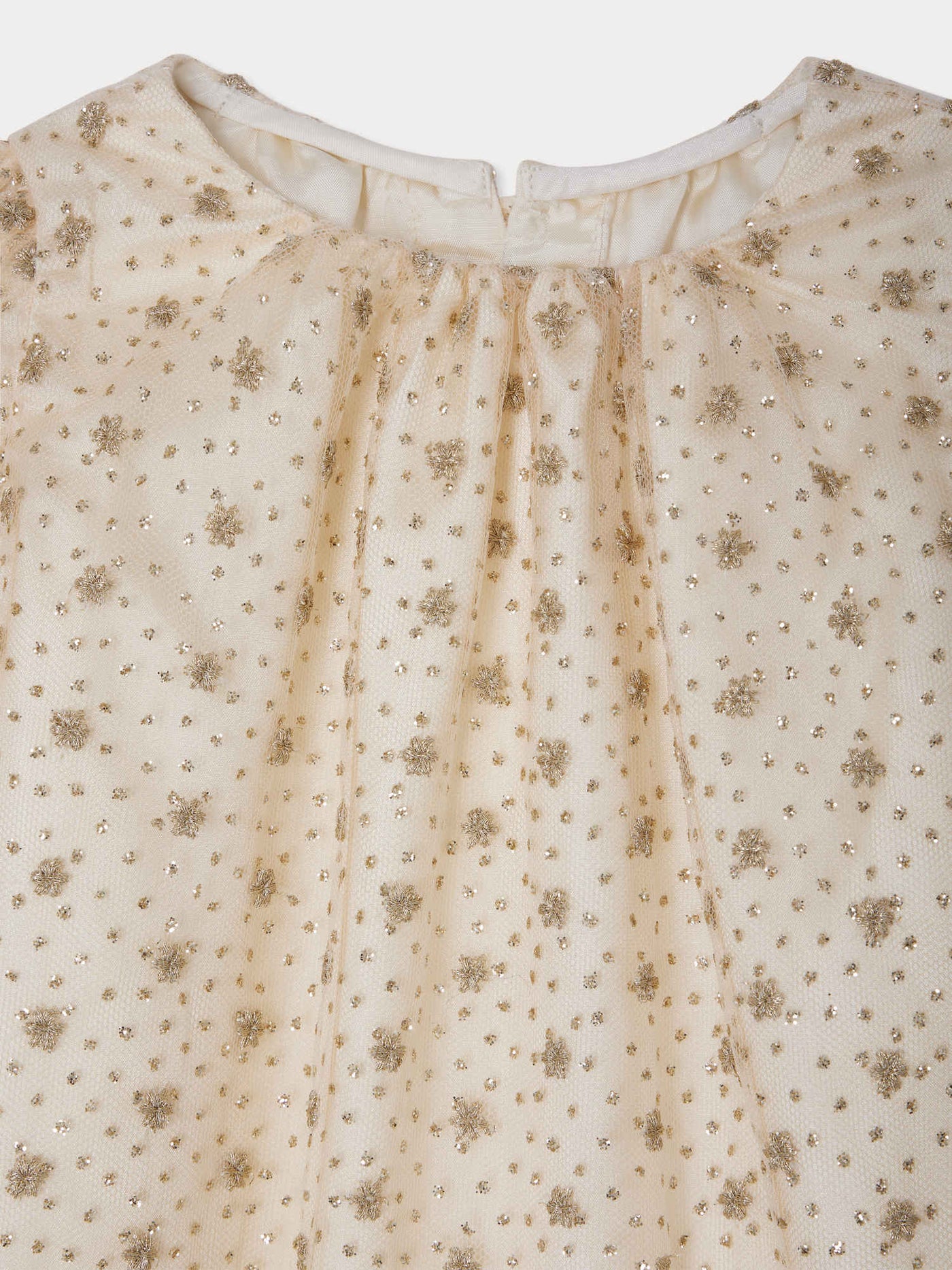 Jelisa embroidered tulle dress with lining