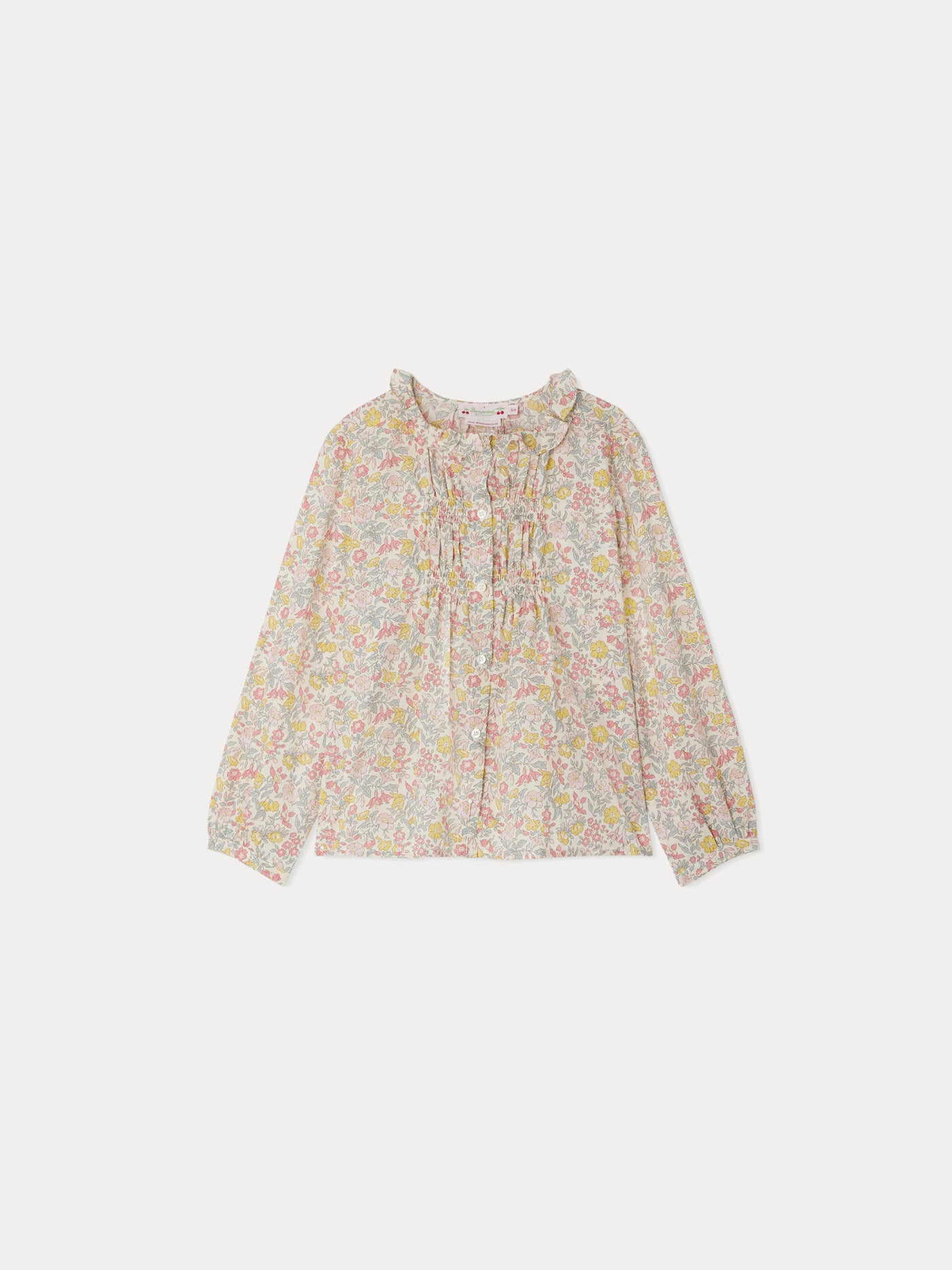 Gentille smocked blouse in Liberty fabric