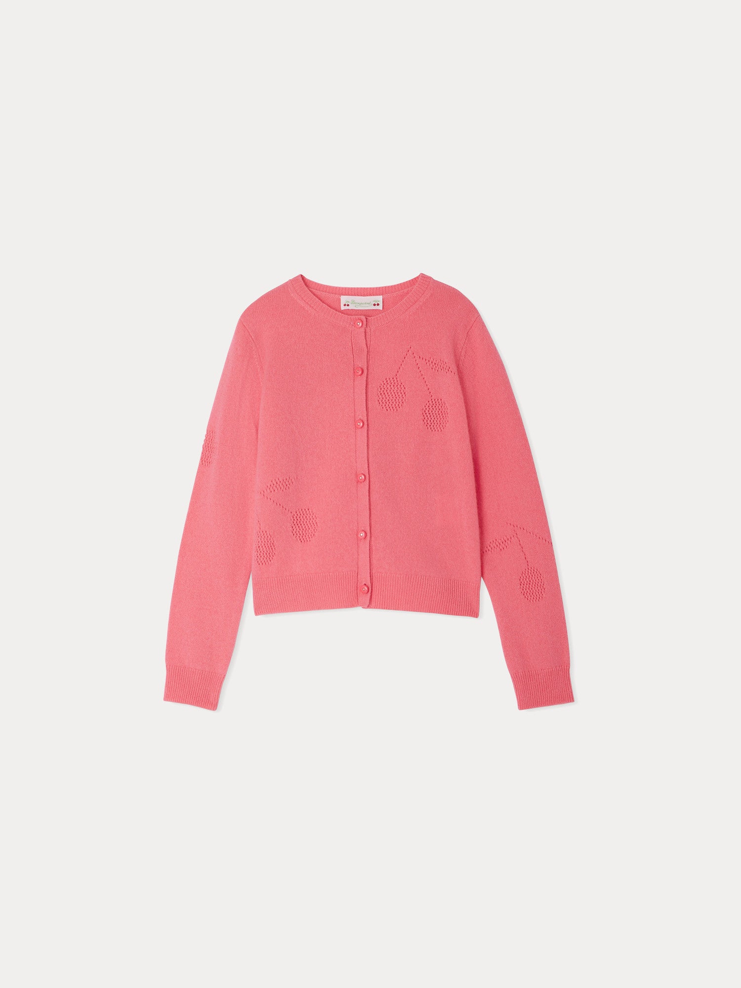 Bonpoint Clarisse cotton-blend cardigan - Pink