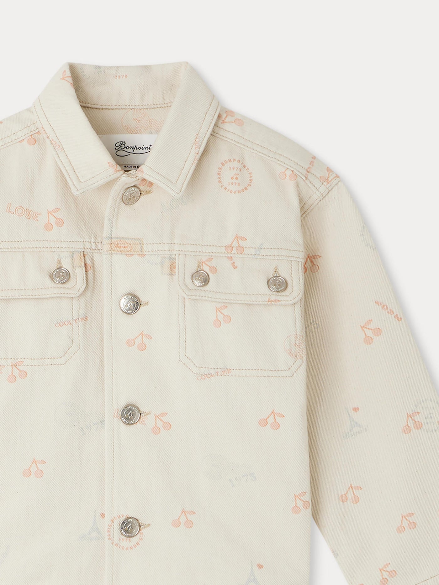 Gillie embroidered denim jacket