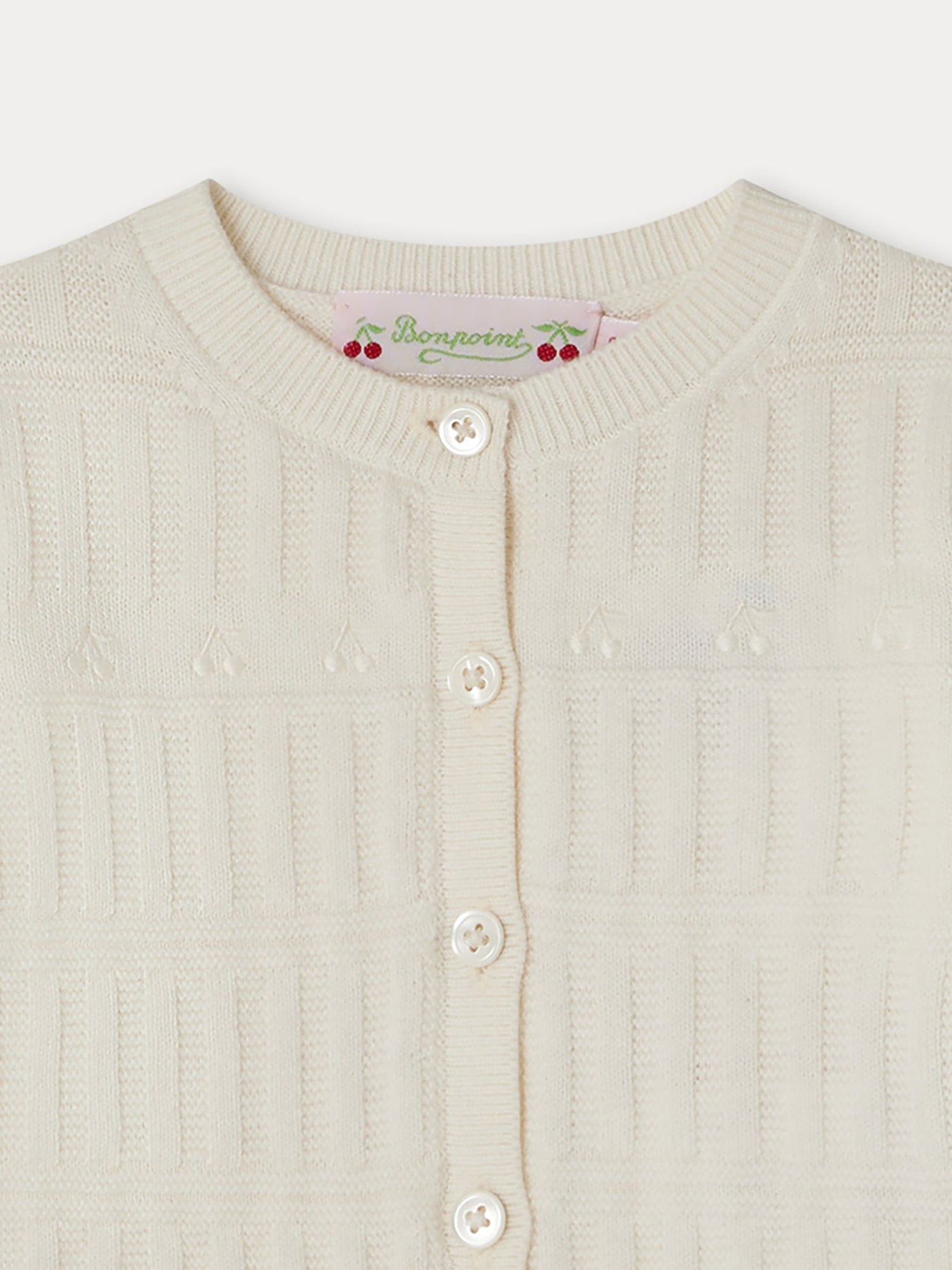 Giovina decorative knit cardigan